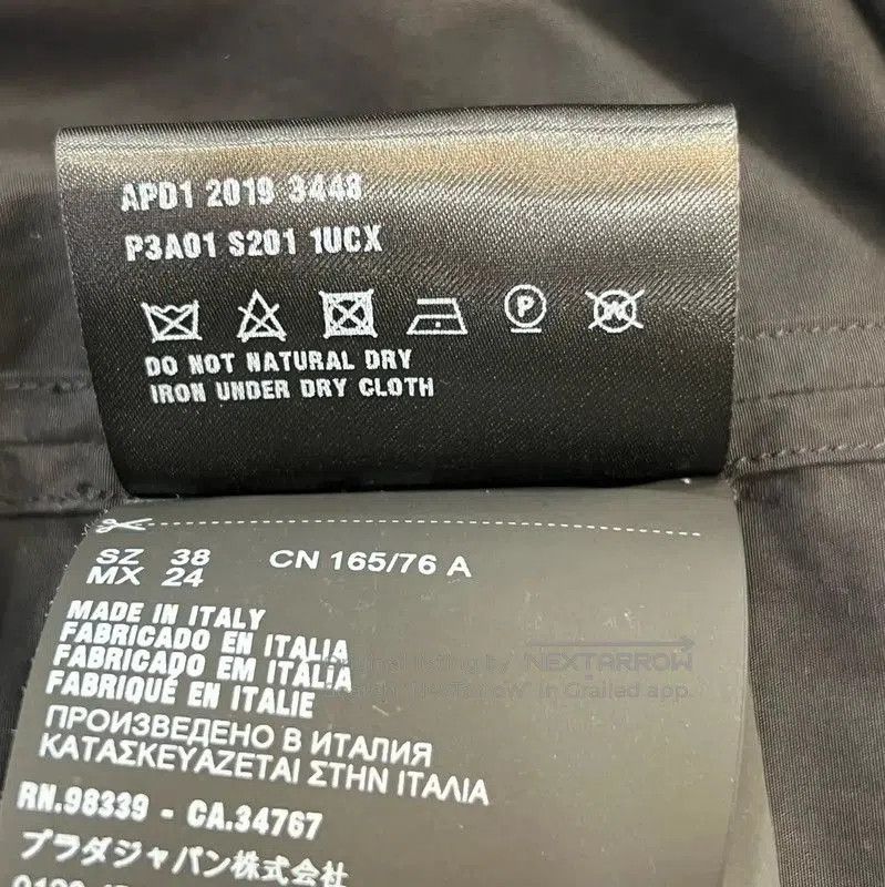 Other Prada Black Cotton Summer Button-Up Shirt. Size S / US 4 / IT 40 - 7 Thumbnail