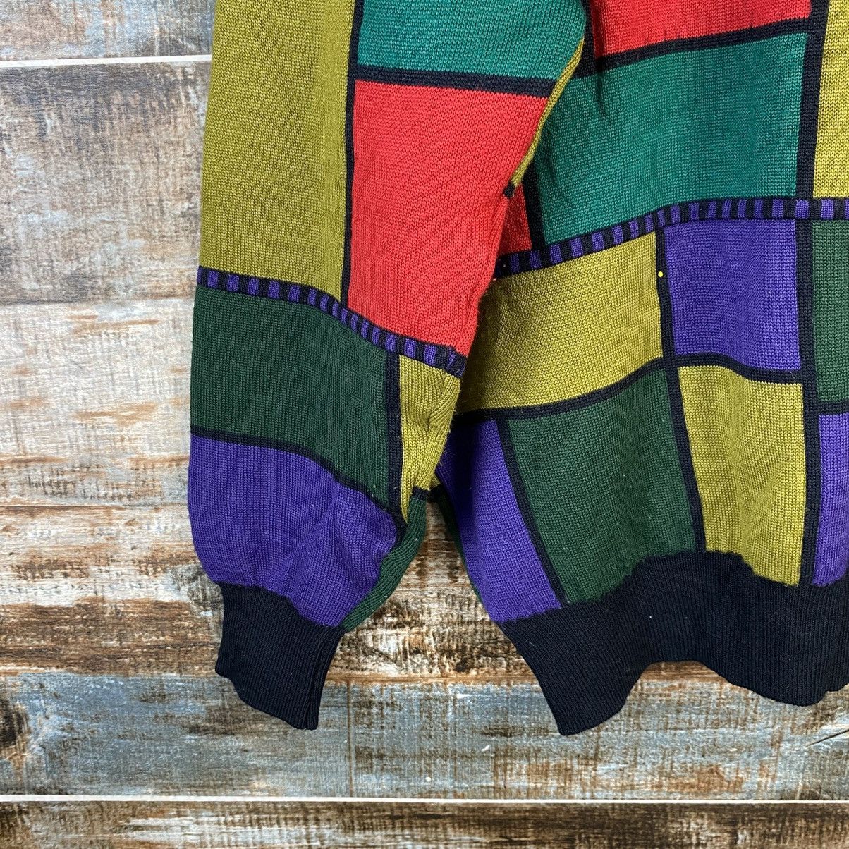 Japanese Brand DL Viesten made in japan checkered Multicolor Knitwear #C869 Size US M / EU 48-50 / 2 - 16 Thumbnail