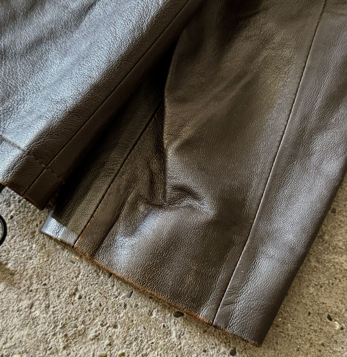 Balenciaga Balenciaga - 1997 -Nicolas Ghesquière -Zip Up Leather Jacket Size US M / EU 48-50 / 2 - 22 Thumbnail