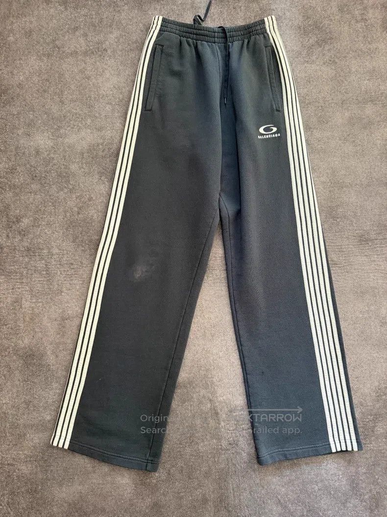 Balenciaga Balenciaga size XS Gray Side-Striped Sweatpants Size US 27 - 1 Thumbnail