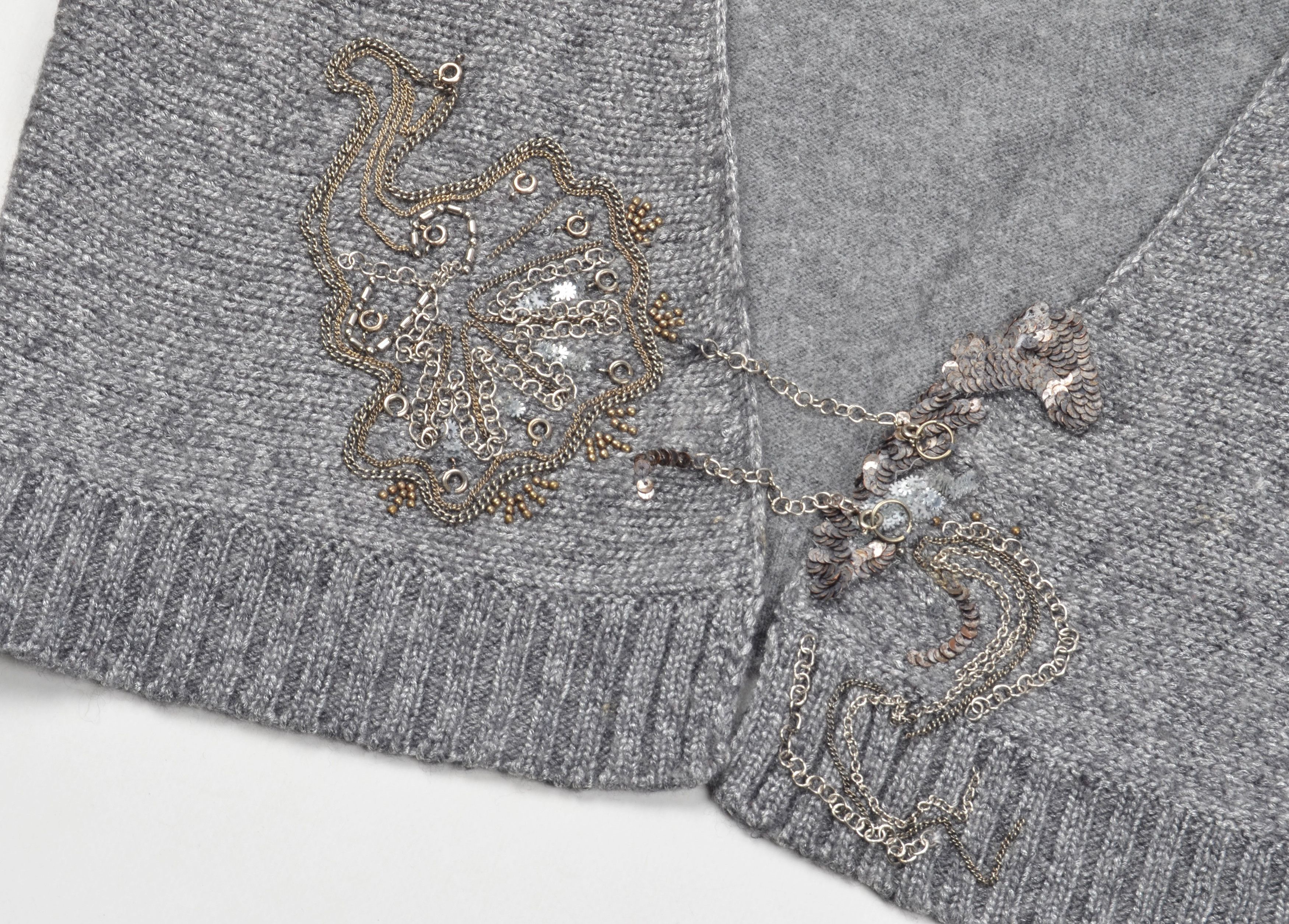 Max Mara Sportmax Code by Max Mara Cropped Metallic Embroidery Top Size M / US 6-8 / IT 42-44 - 6 Thumbnail