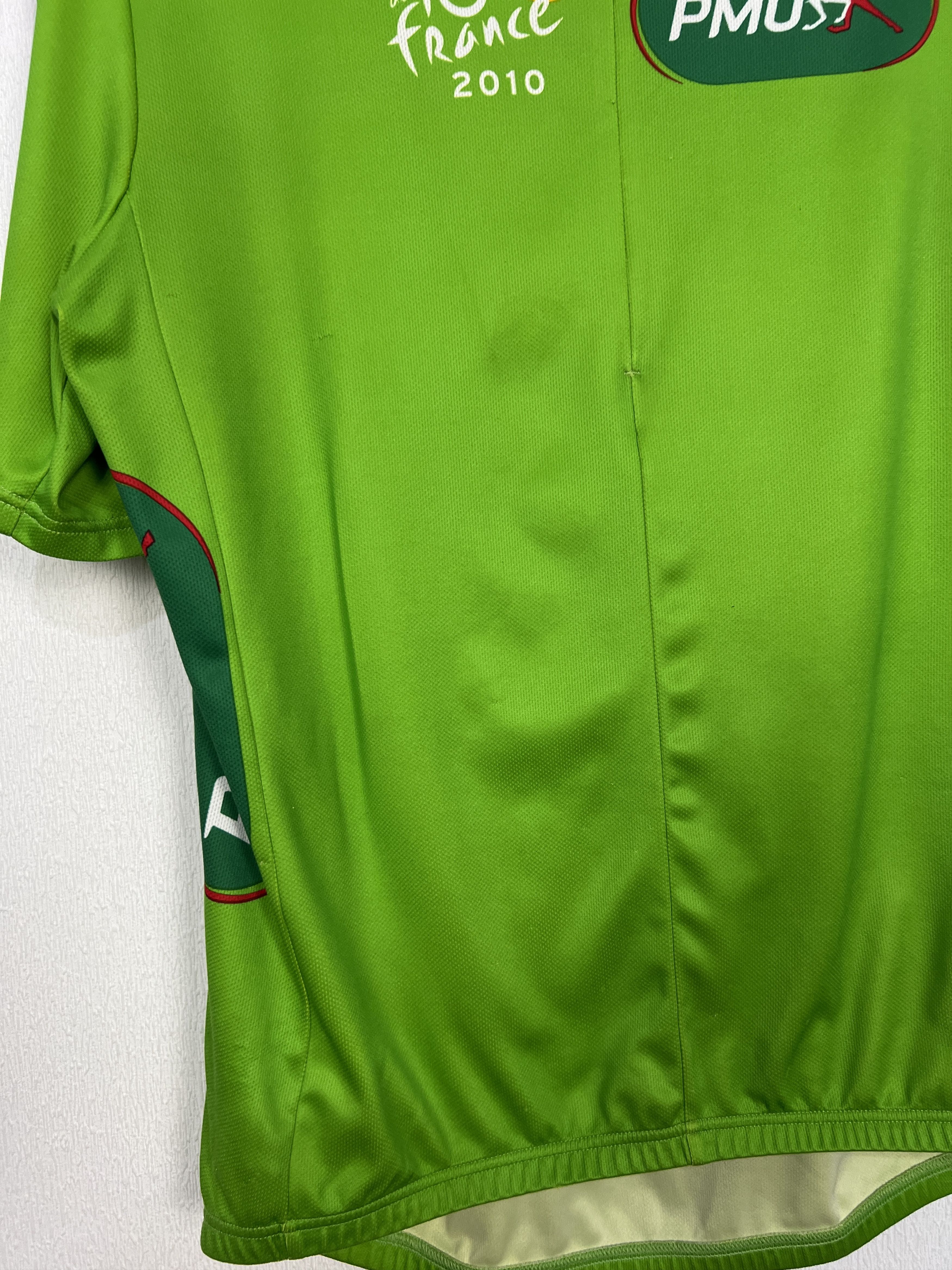 Nike Vintage 2010 Nike Jersey PMU Tour de France Green Cycling Size US XL / EU 56 / 4 - 7 Thumbnail