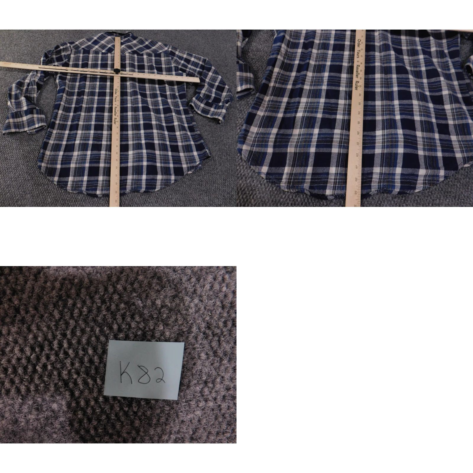 Vintage VINTAGE Ely Cattleman Shirt Mens XLT Blue Plaid Western Pearl Snap Size US XL / EU 56 / 4 - 9 Thumbnail
