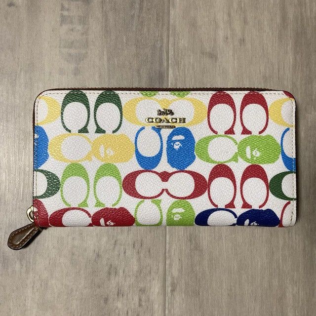 Bape × Coach BAPE × COACH ZIP AROUND WALLET MULTI COLOR a bathing ape Size ONE SIZE - 2 Thumbnail