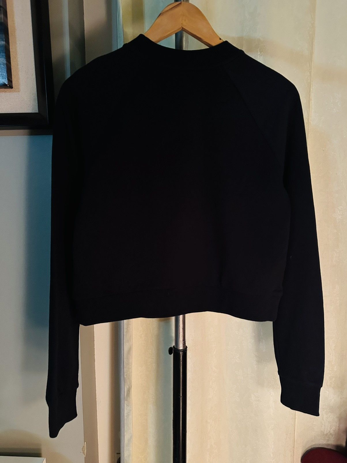 Balmain Balmain Logo Crop Crewneck Sweater Size S / US 4 / IT 40 - 8 Thumbnail