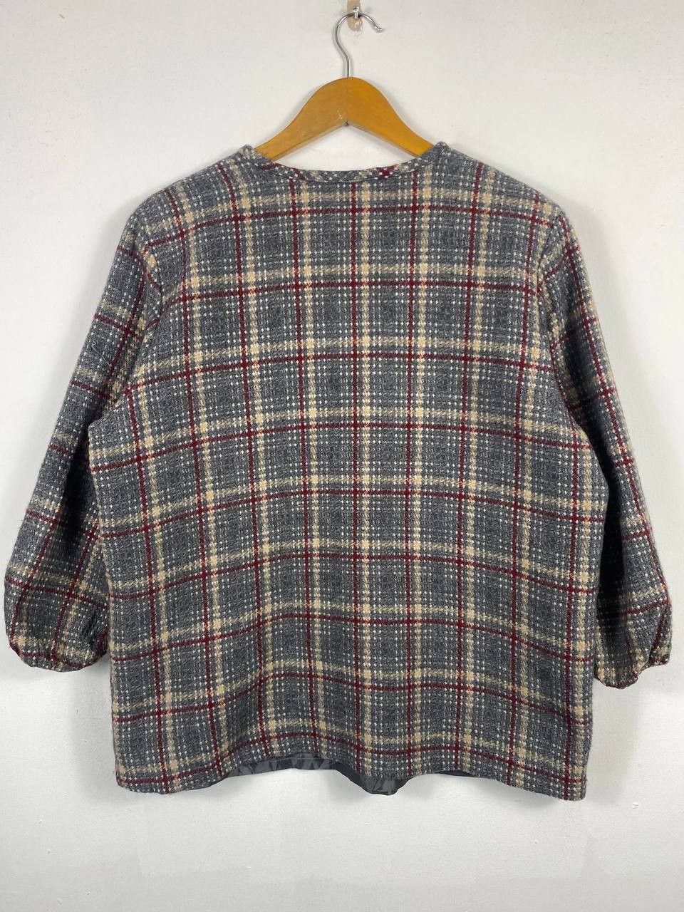 Japanese Brand vintage japanese brand wool blouse nice design Size L / US 10 / IT 46 - 7 Thumbnail