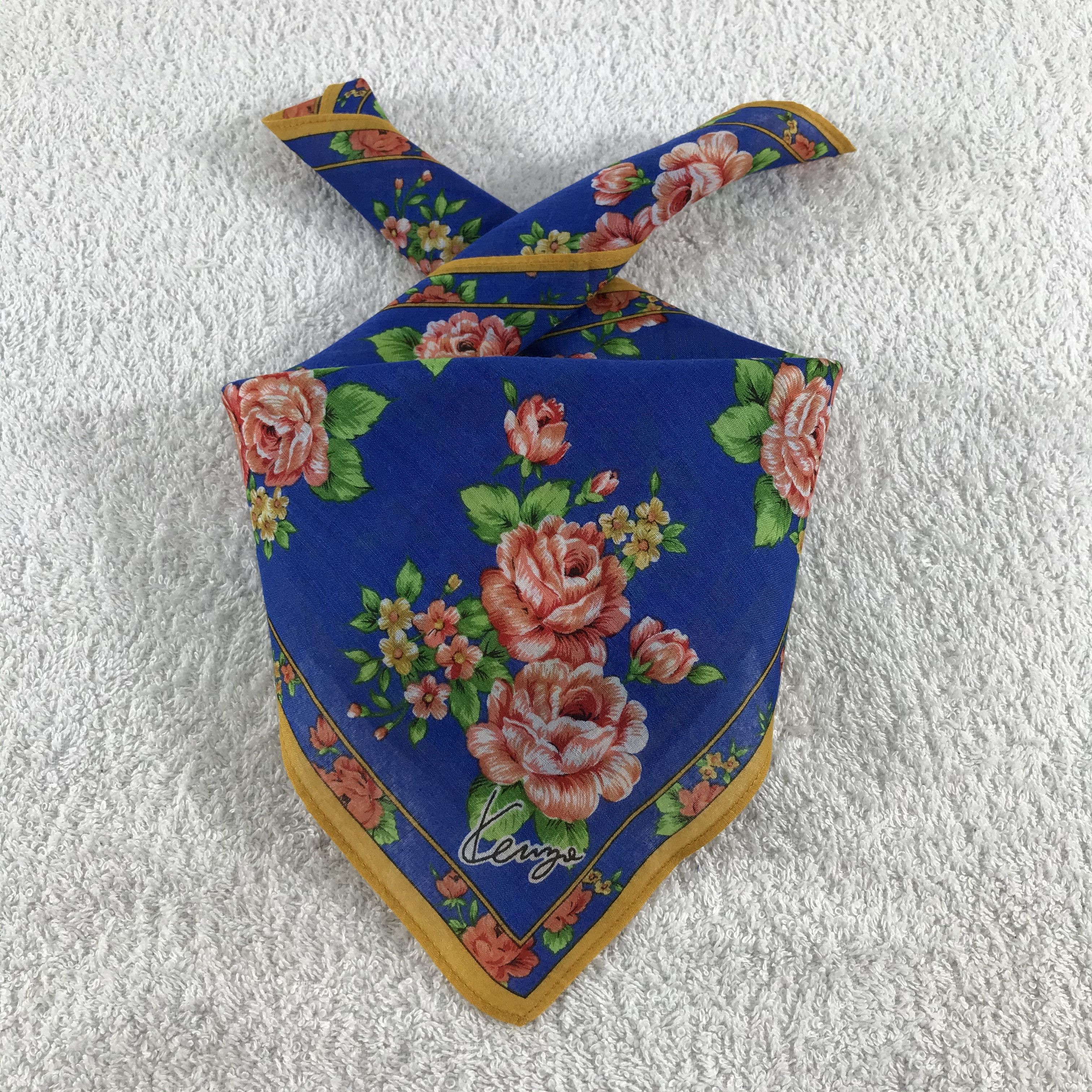 Kenzo × Vintage Kenzo Bandana / Handkerchief / Neckerchief - S190 Size ONE SIZE - 3 Thumbnail