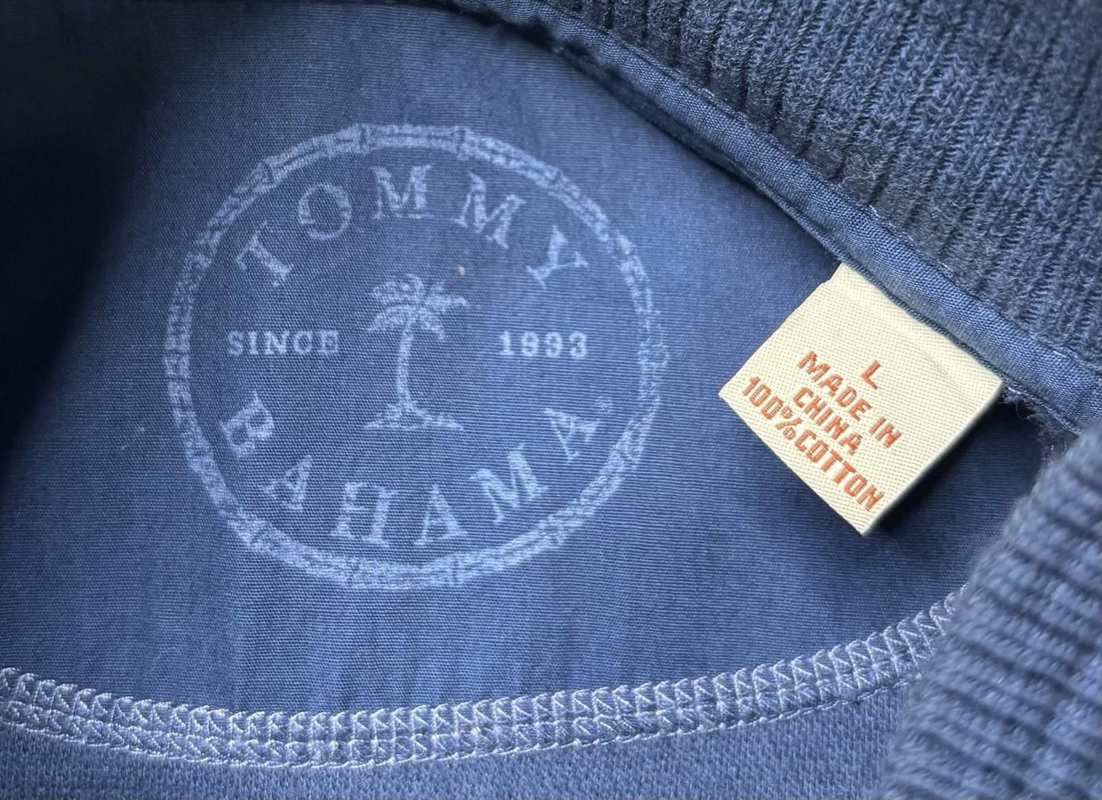 Tommy Bahama Tommy Bahama Sweater Mens Large Full Zip Elbow Patch Cotton Size US L / EU 52-54 / 3 - 2 Thumbnail