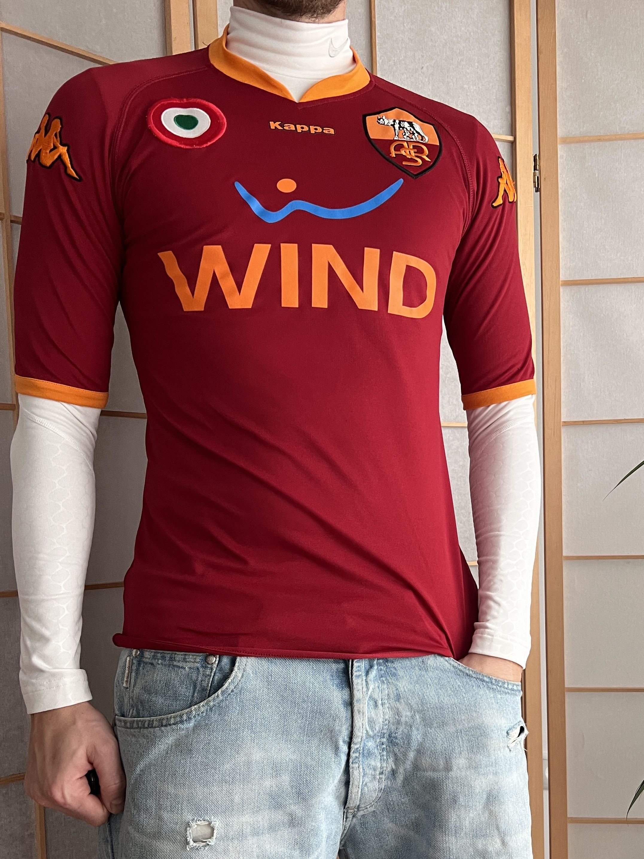 Kappa Rare Kappa AS Roma vintage 2007 home football jersey stretch Size US S / EU 44-46 / 1 - 4 Thumbnail