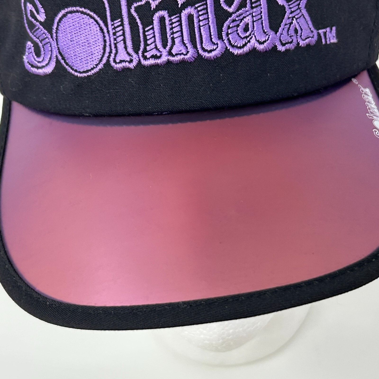 Vintage Vintage 80s Solmax Hat Baseball Cap Sunbathing UV Black Size ONE SIZE - 7 Thumbnail
