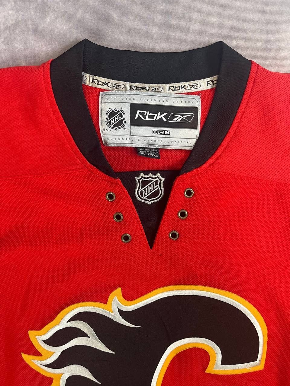 Reebok × Vintage Calgary Flames RED NHL Jersey XL Reebok Matthew Lombardi #18 Size US XL / EU 56 / 4 - 3 Thumbnail