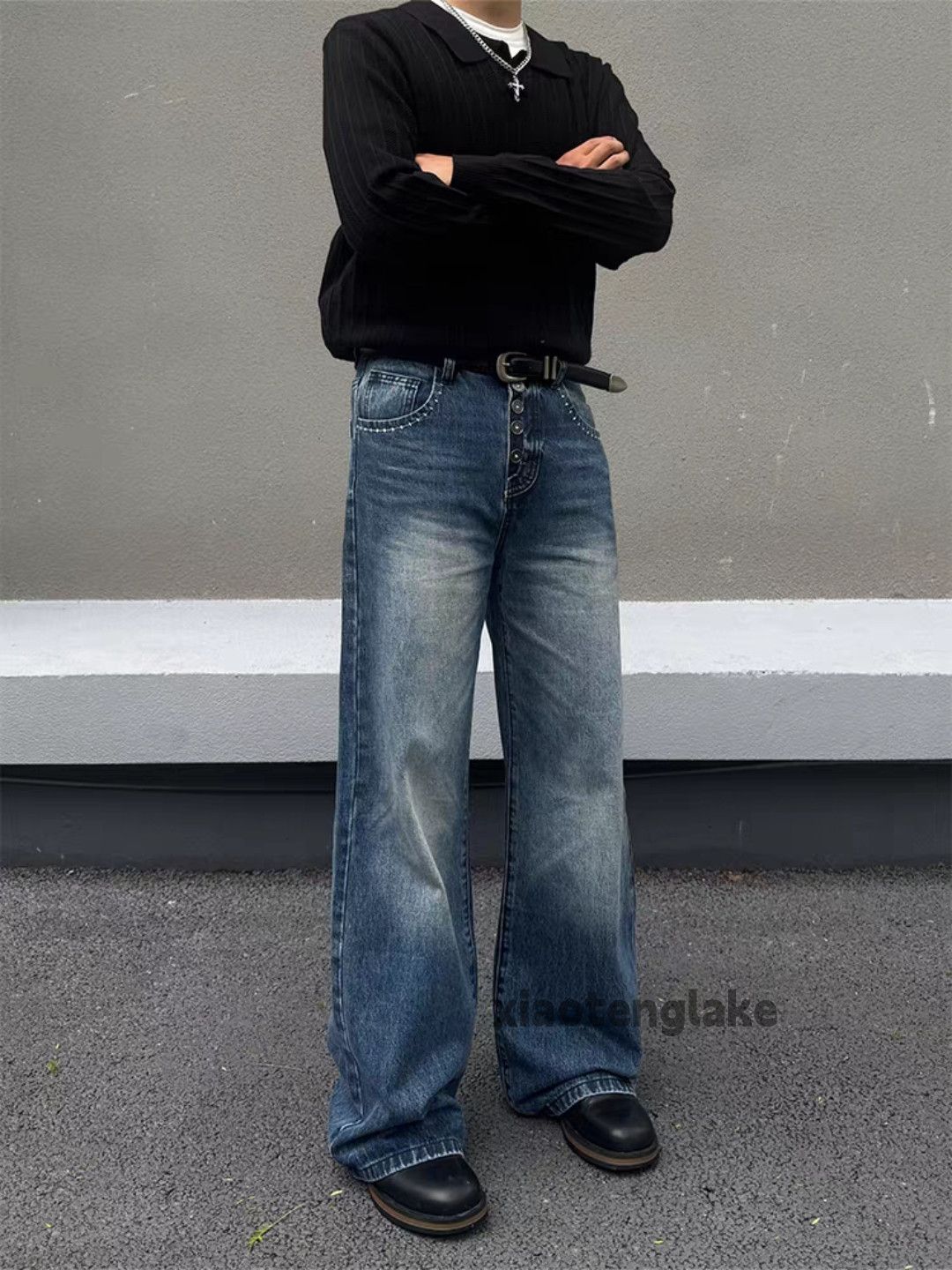 Jean ltx vintage washed faded cleanfit yuppie bootcut jeans Size US 28 / EU 44 - 5 Thumbnail