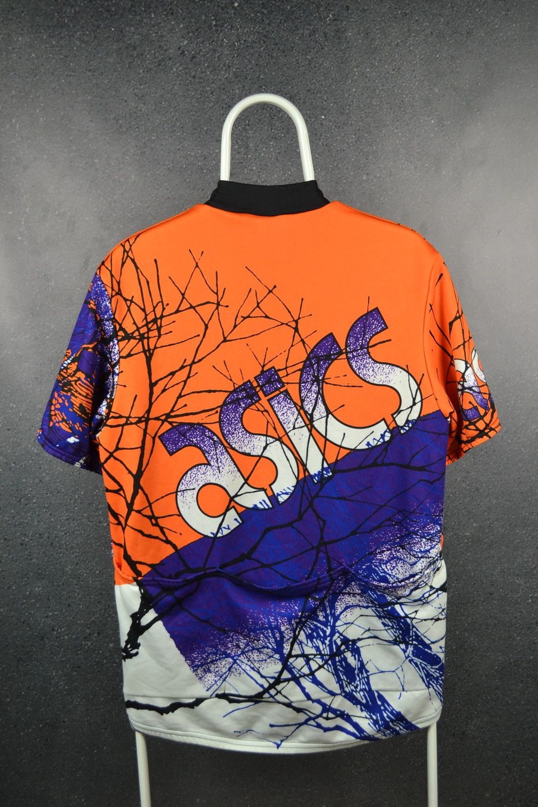 Asics Vintage ASICS cycling jersey top tee Size US XL / EU 56 / 4 - 2 Thumbnail