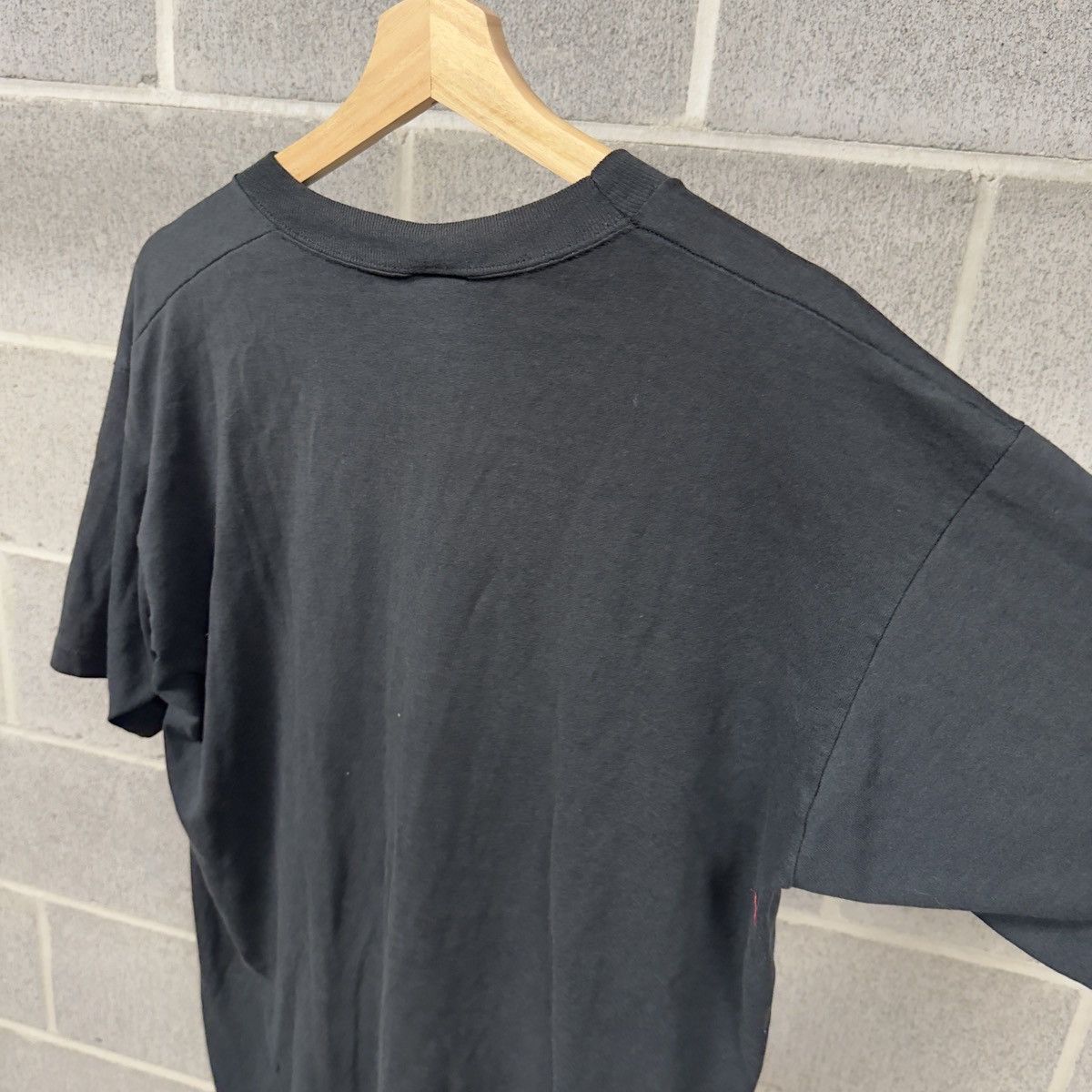 Vintage 90s Thrashed Faded Distressed Thin Black Shirt ERD Grunge Size US XL / EU 56 / 4 - 5 Thumbnail