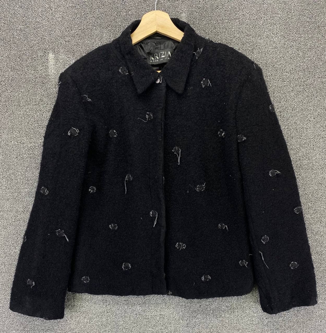 Vintage Krizia Uomo Wool Cardigan Rare Jacket