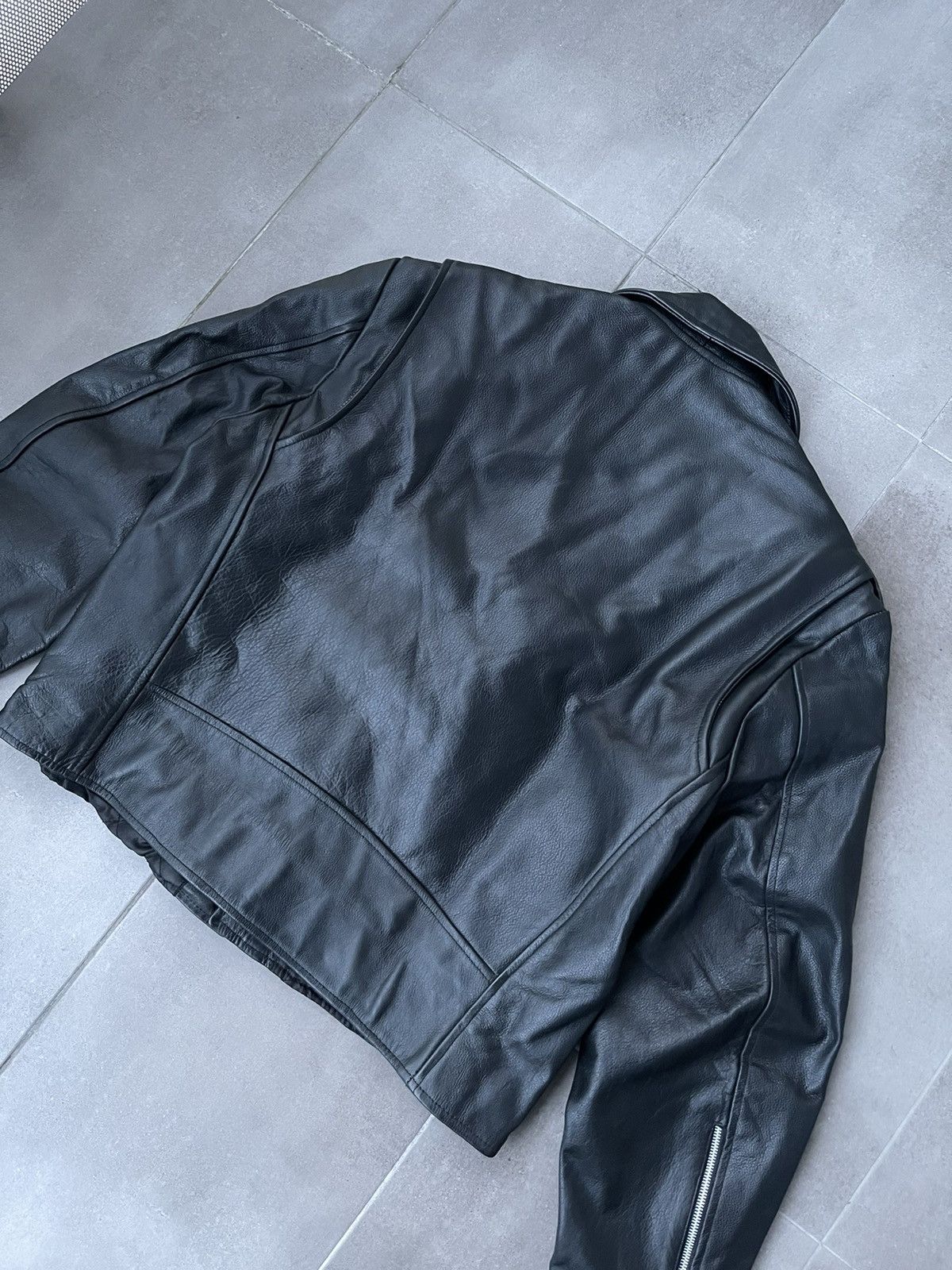 Leather Vintage Highway Black Racing Real Cow Leather Biker Jacket Size US L / EU 52-54 / 3 - 13 Thumbnail