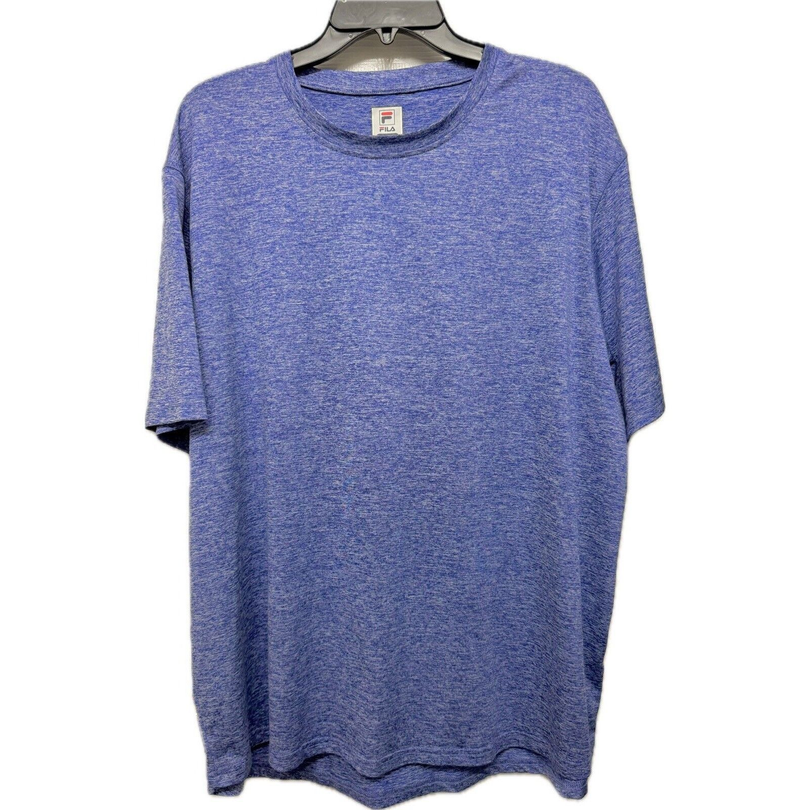 Fila FILA Pickleball Scallop Hem Tee In Atomic Blue Heather 3X Size 3XL / US 20-22 - 1 Thumbnail