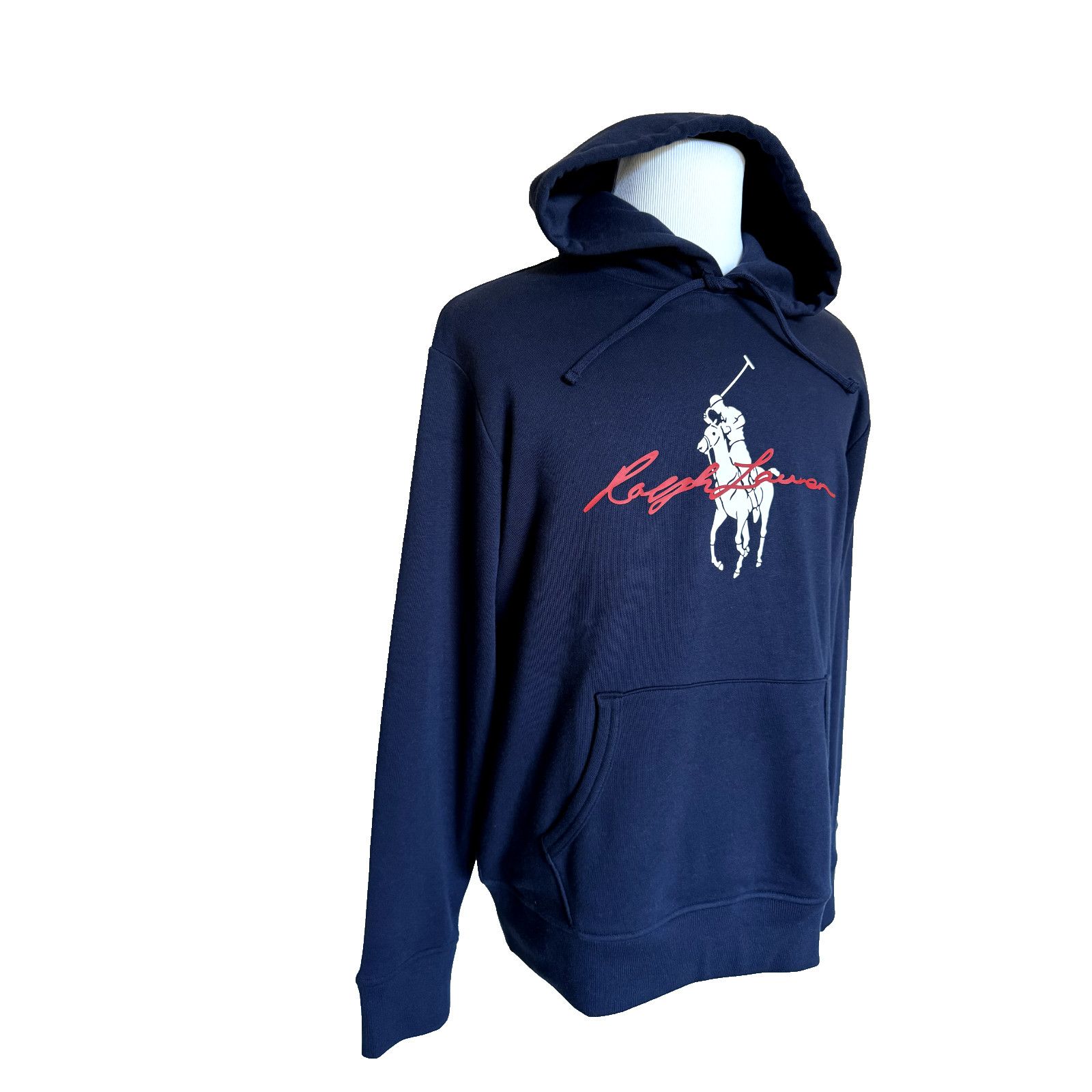 Polo Ralph Lauren NWT $198 Polo Ralph Lauren Signature Big Pony Hoodie Navy L Size US L / EU 52-54 / 3 - 3 Thumbnail