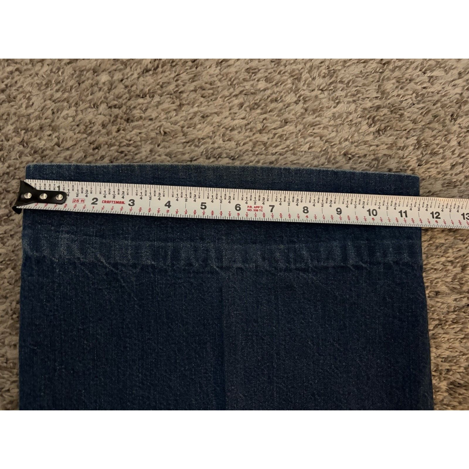 Levi's Vtg Levis Wide Leg Elastic Waist Round Pockets 70s 34x30.5 Size 34" / US 12 / IT 48 - 12 Thumbnail