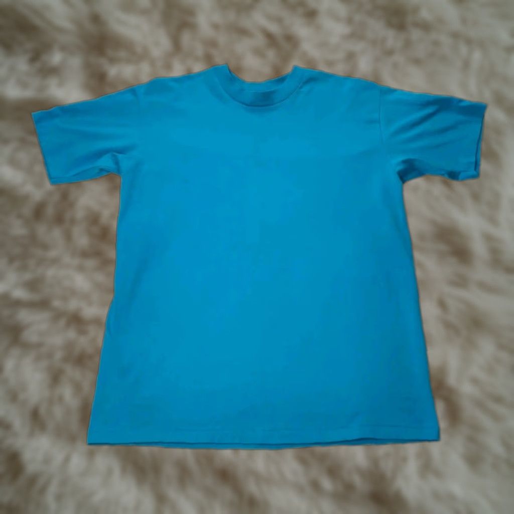 Hanes VINTAGE Hanes T-Shirt Short Sleeve Crew Neck Blue S Mens Small Solid Initials Not Applicable? Size US S / EU 44-46 / 1 - 1 Thumbnail
