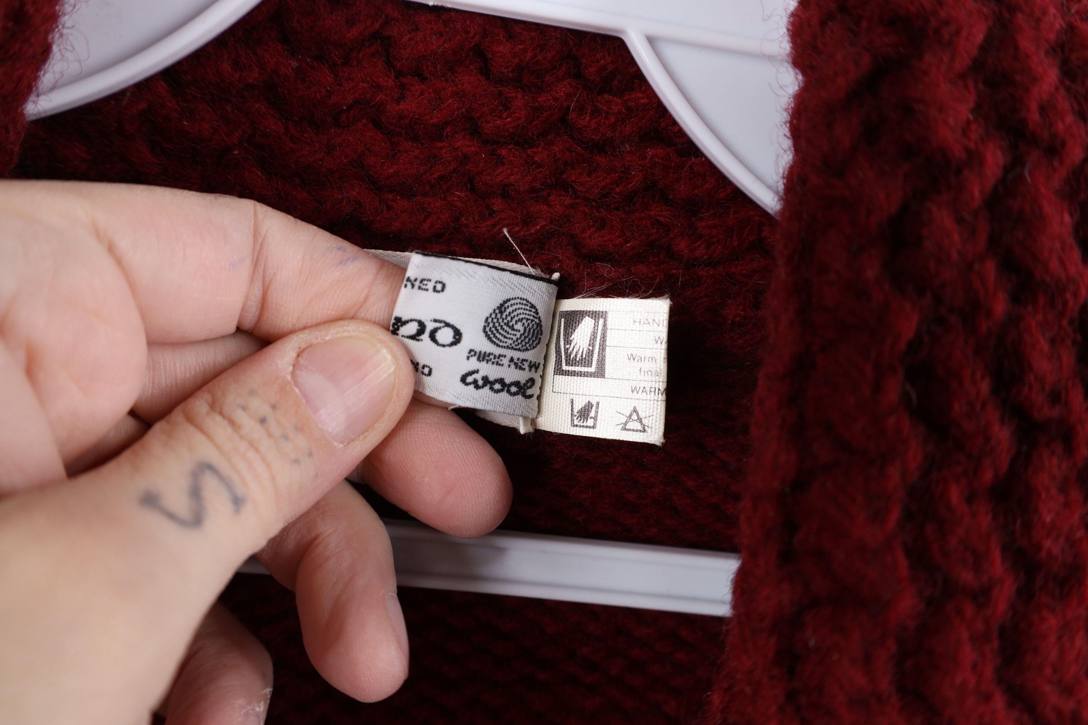 Vintage Vintage 50s 60s Streetwear Cable Shawl Cardigan Sweater USA Size US XL / EU 56 / 4 - 11 Thumbnail