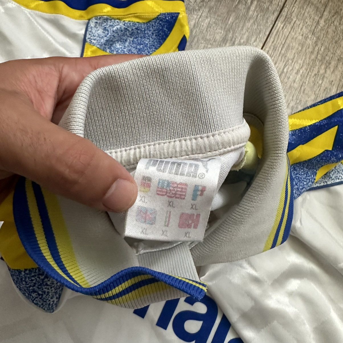 Puma 1995/97 Puma Parma AC Home Soccer Jersey/Shirt Size US XL / EU 56 / 4 - 9 Thumbnail
