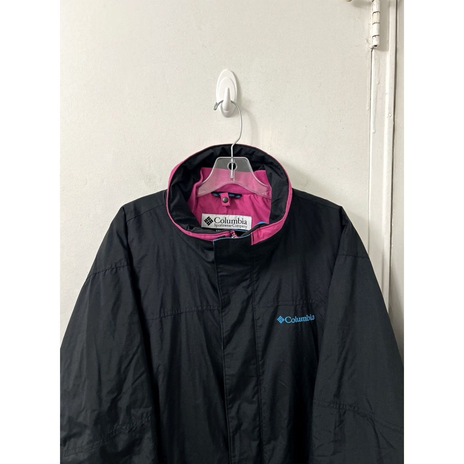 Vintage VINTAGE Columbia Interchange Bugaboo 86 Jacket Mens Large Black Omni-Tech Full Zip Shell Size US L / EU 52-54 / 3 - 2 Thumbnail