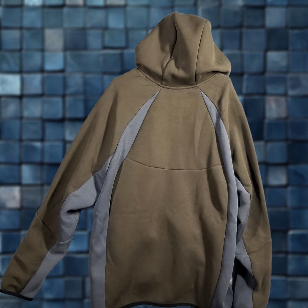 Nike Nike Tech Color-Block Full-Zip Fleece Windrunner Jacket 3XL Olive Brown Men Hoodie 198484427373 Size US XXL / EU 58 / 5 - 1 Thumbnail