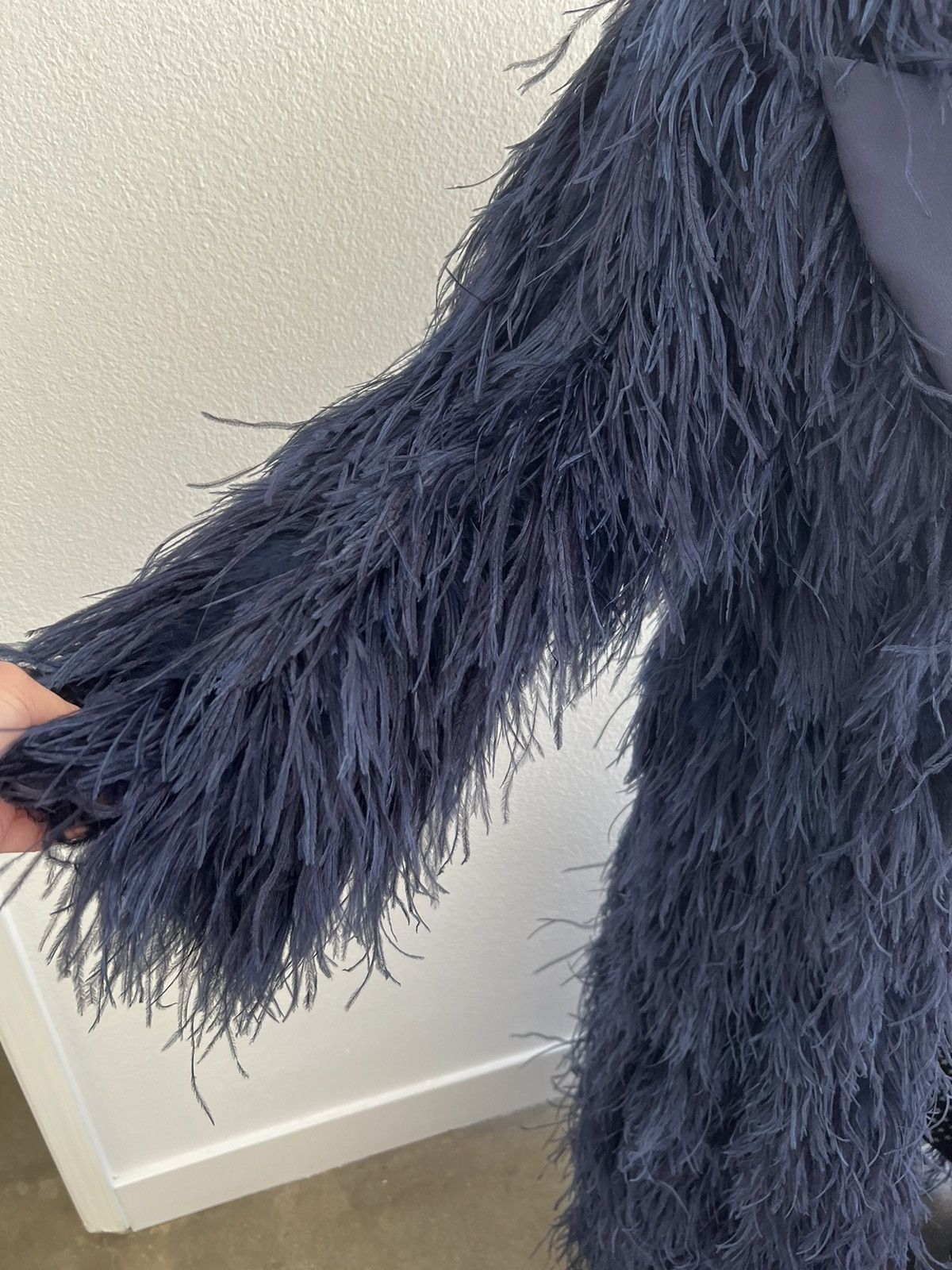 Vintage Marabou Floor Length Jacket Size US M / EU 48-50 / 2 - 4 Thumbnail
