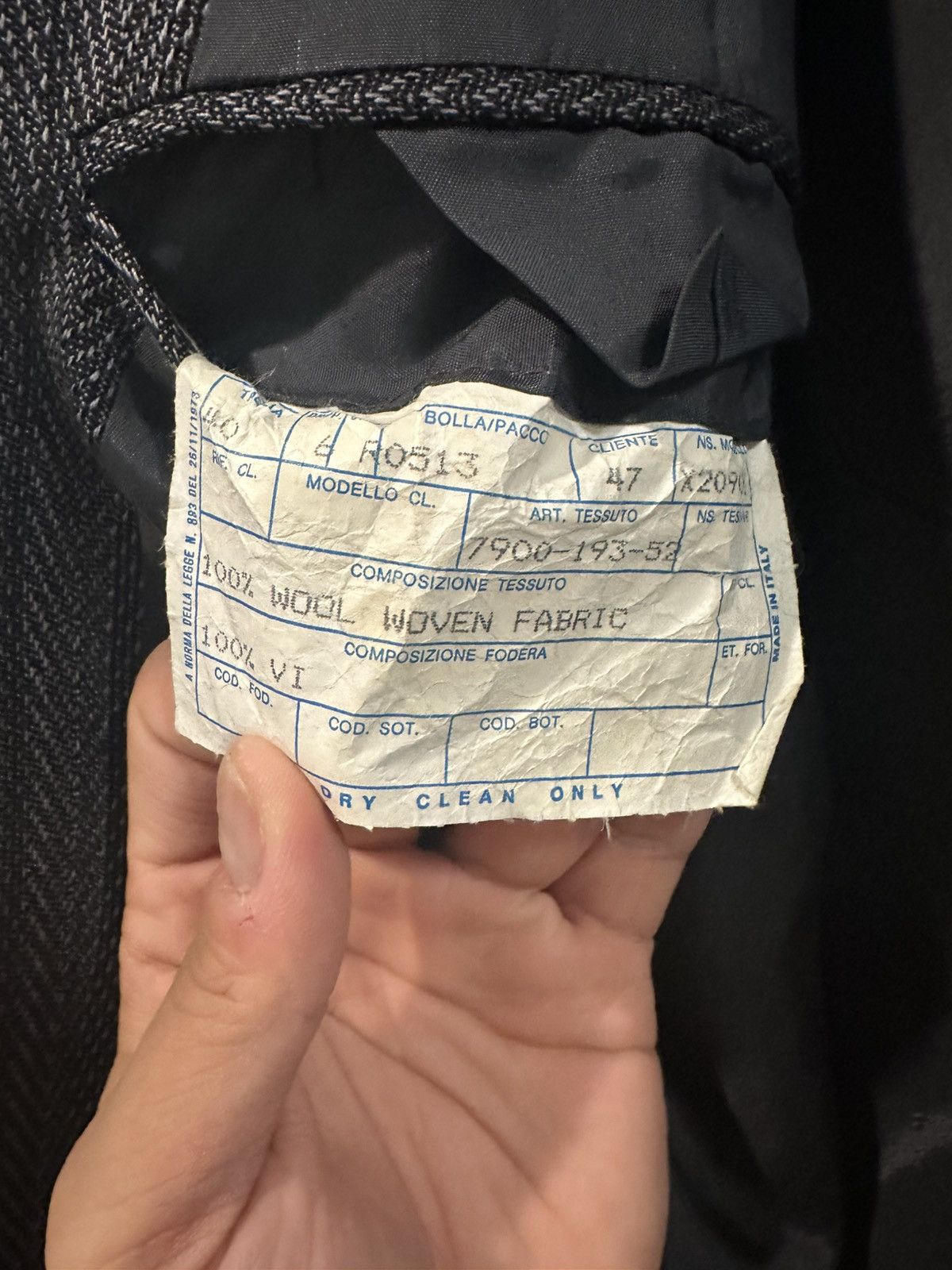 Other 100% Wool Woven Fabric Suit Size 40R - 3 Thumbnail