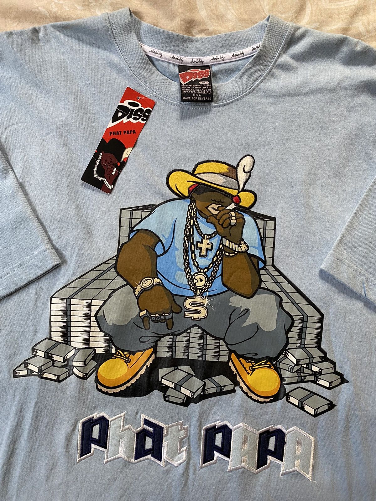JNCO × Southpole × Vintage Crazy Vintage Y2K Diss Phat Papa JNCO Style Tee Size US XL / EU 56 / 4 - 1 Thumbnail