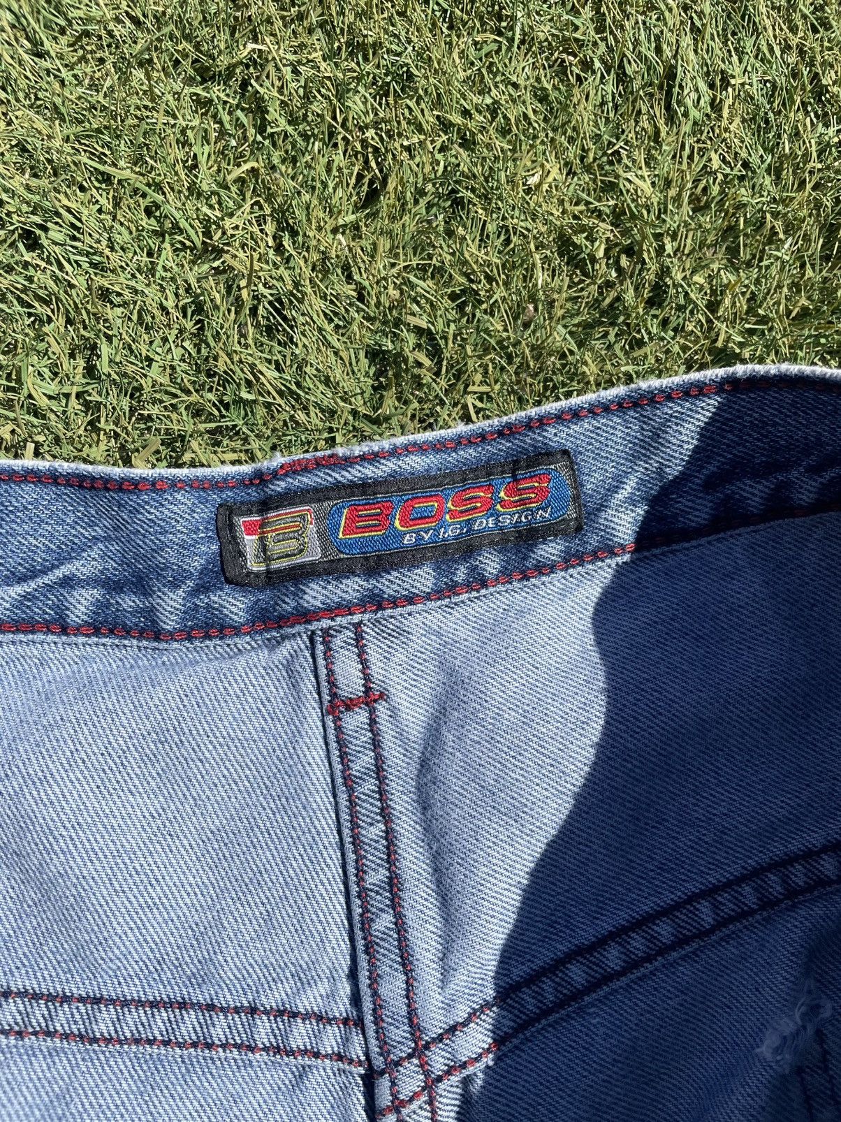 Other Vintage 90s Y2K boss jefe baggy wide leg denim shorts punk Size US 40 / EU 56 - 4 Thumbnail