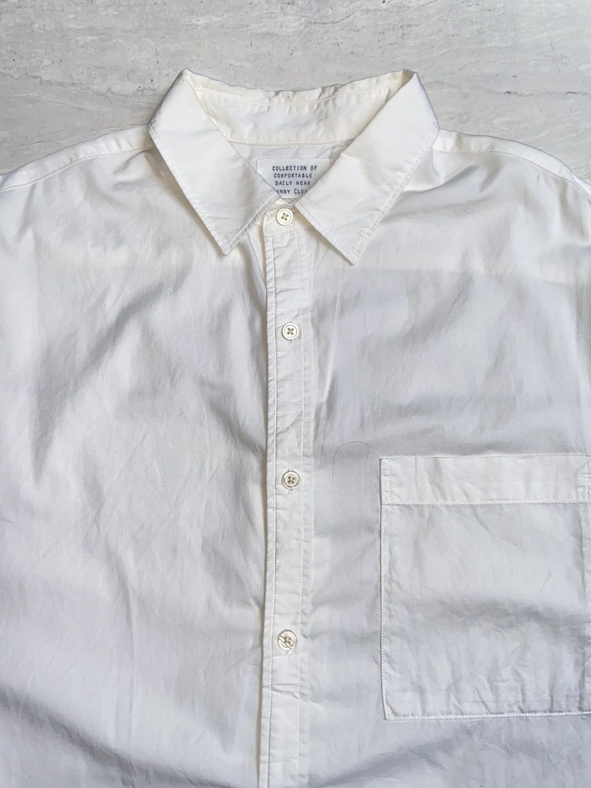 Designer × Japanese Brand SUNNY CLOUDS White Shirt Size US XXL / EU 58 / 5 - 9 Thumbnail