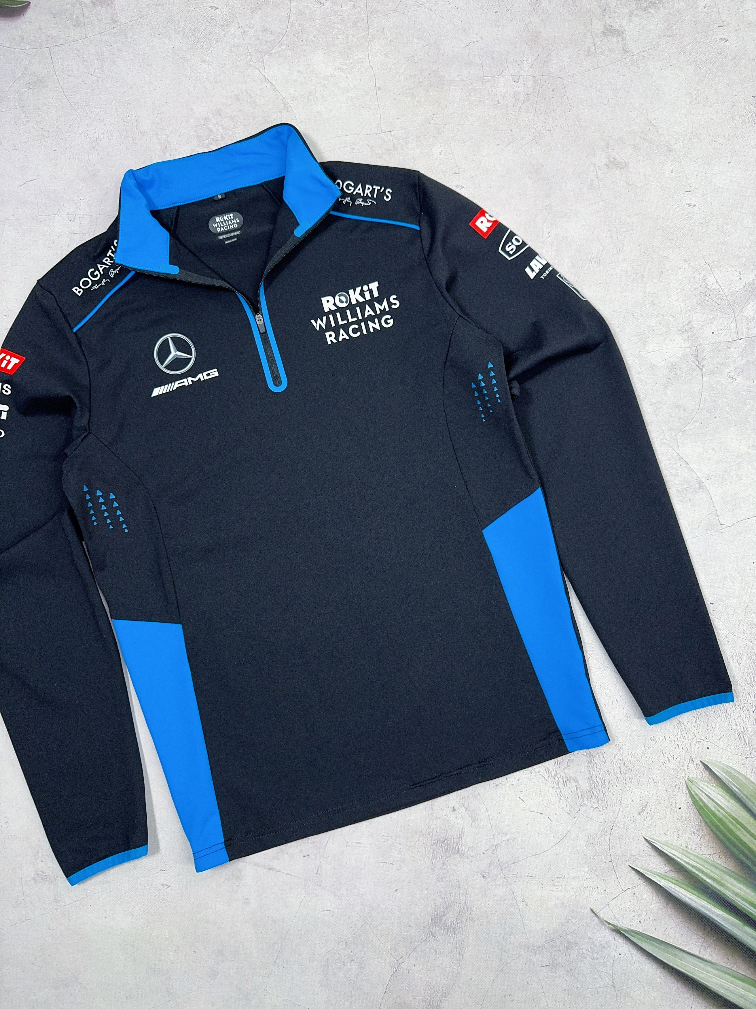 Formula 1 Williams Racing Rokit 1/4 zip Sweatshirt F1 2020 Size US S / EU 44-46 / 1 - 4 Thumbnail