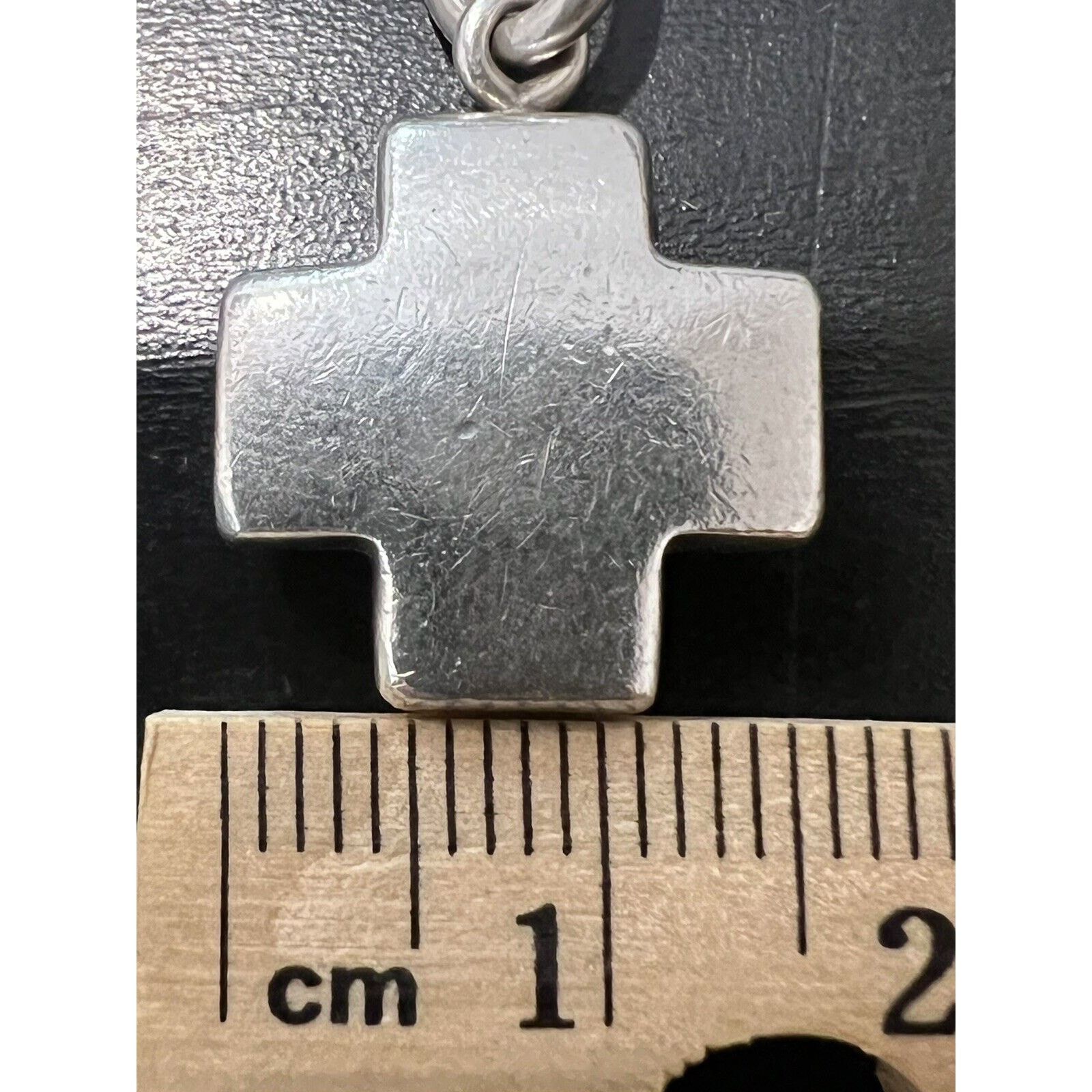 Tiffany & Co. Tiffany & Co. 925 7.50" Cross Tag Charm Bracelet Size ONE SIZE - 6 Thumbnail