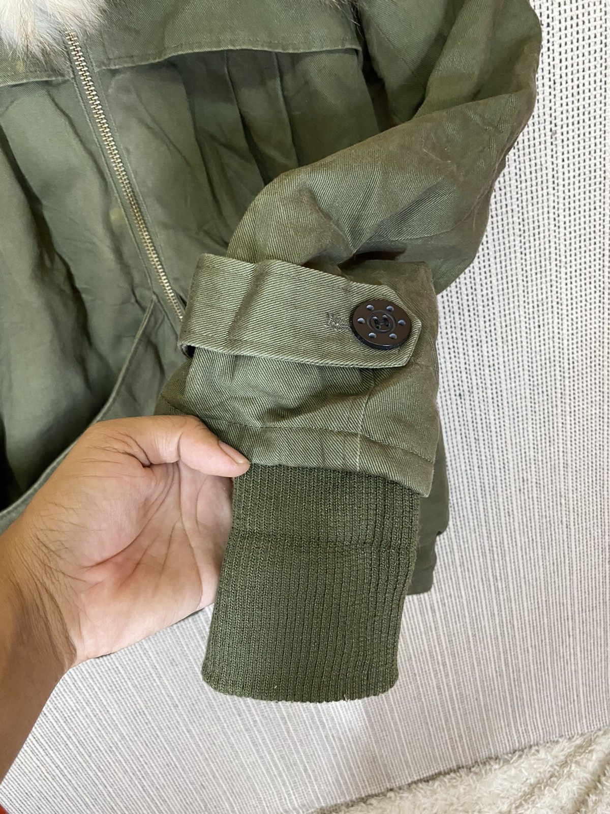 If Six Was Nine ‼️JAPANASE BRAND SLY PARKA MILITARY STYLE HOOD FUR VERY RARE‼️ Size US M / EU 48-50 / 2 - 8 Thumbnail