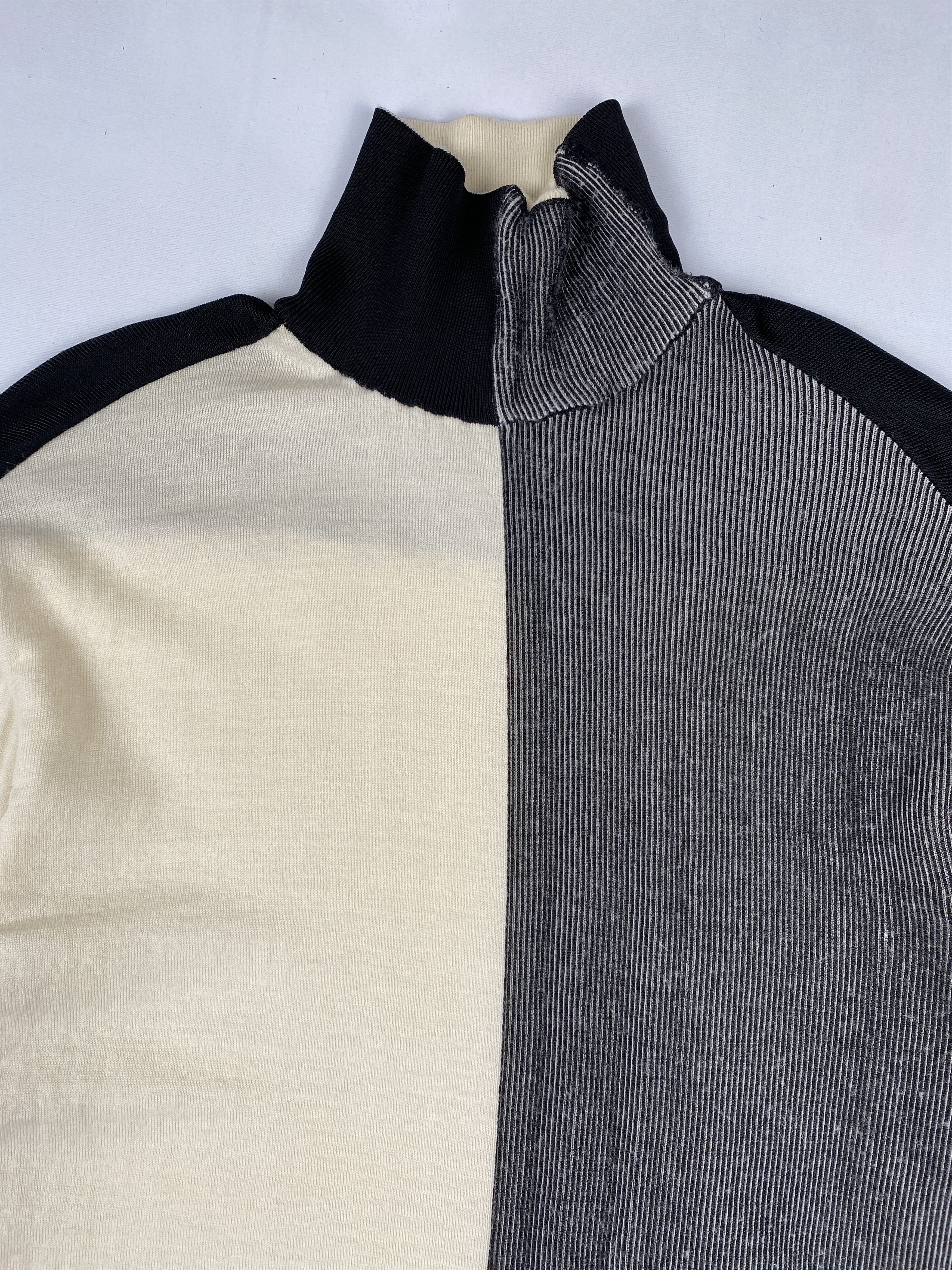Balenciaga Nicolas Ghesquiêre Womens Ribbed Turtle Neck Size S / US 4 / IT 40 - 3 Thumbnail