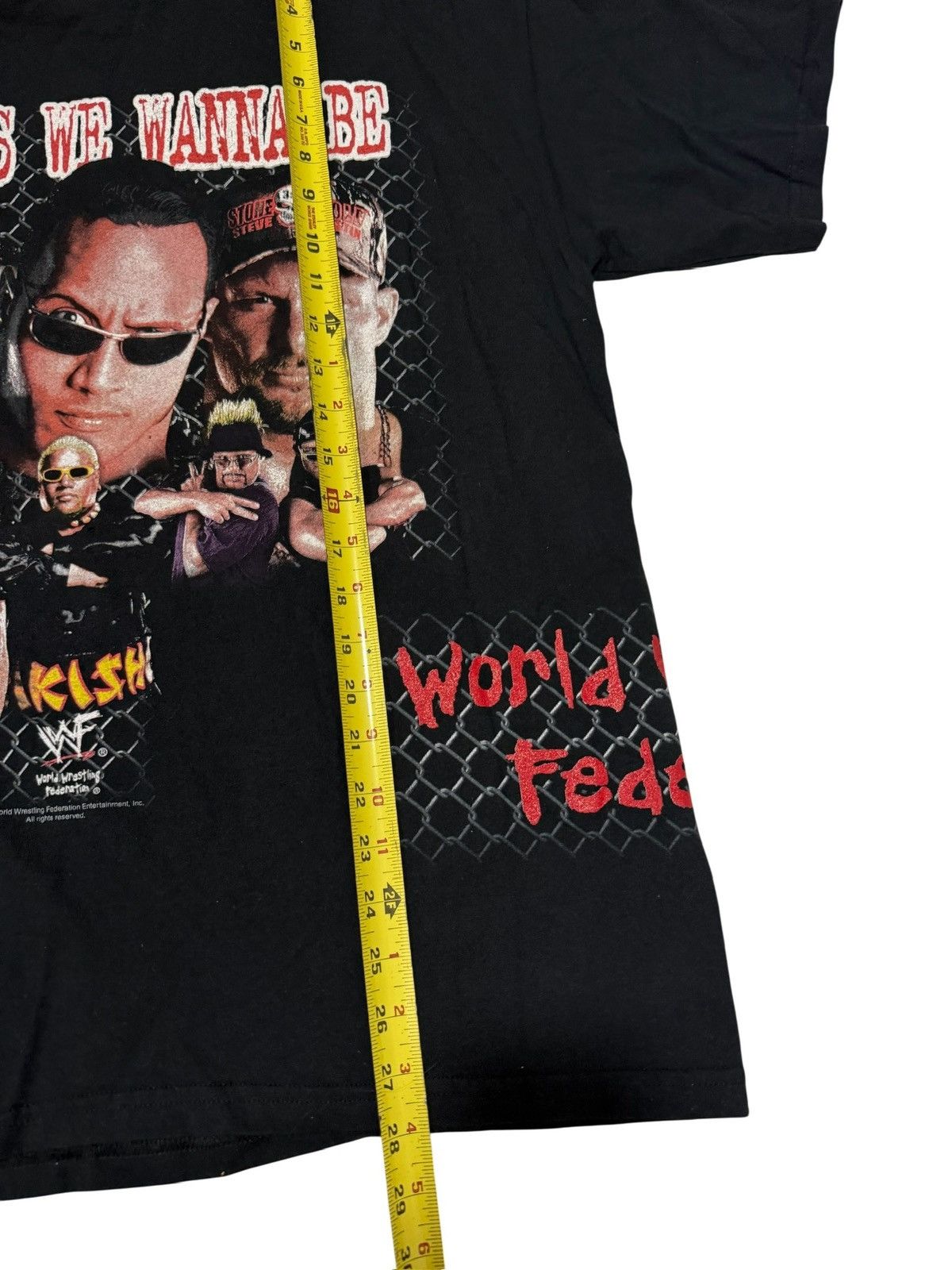 WWF Vintage 2000 WWF Raw As We Wanna Be The Rock, Stone Cold Tee Size US L / EU 52-54 / 3 - 11 Thumbnail