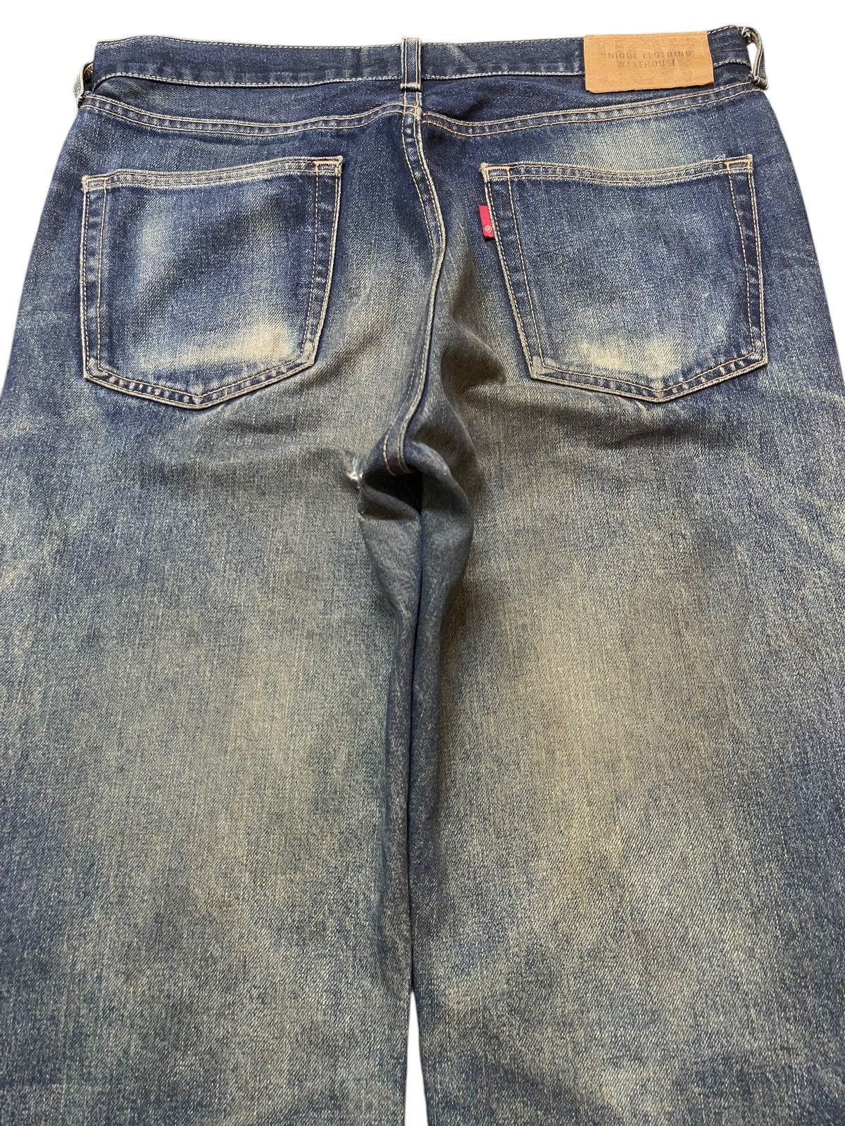Kapital Vintage Japanese Brand Mud Wash Style Distress Loose Jeans Size US 32 / EU 48 - 5 Thumbnail