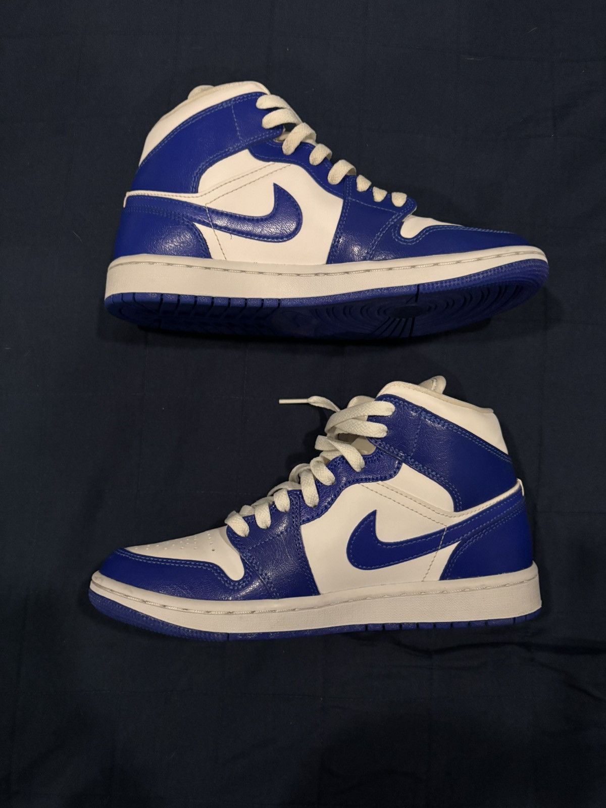 Nike Air Jordan 1 Mid Hyper Royal Size US 7.5 / IT 37.5 - 2 Thumbnail