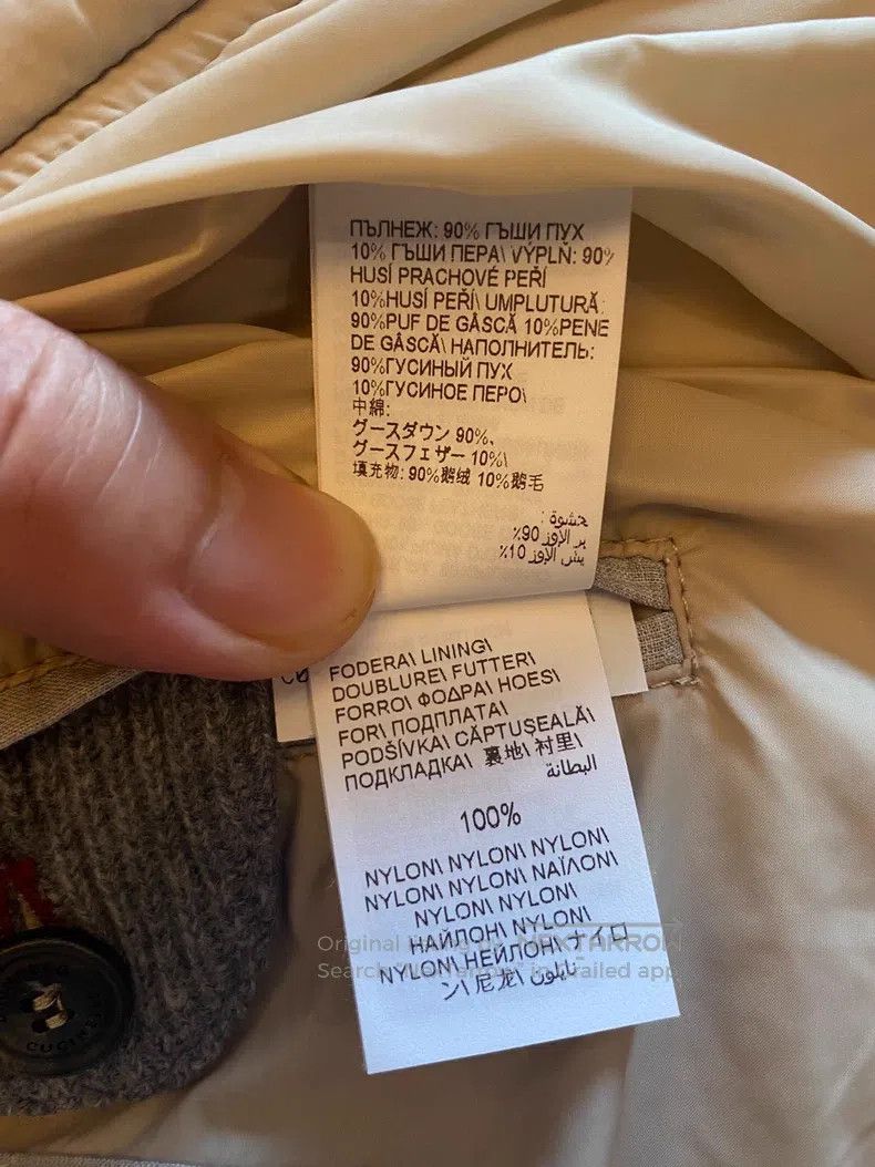 Brunello Cucinelli Brunello Cucinelli Down coat, 100% cashmere Size US M / EU 48-50 / 2 - 9 Thumbnail
