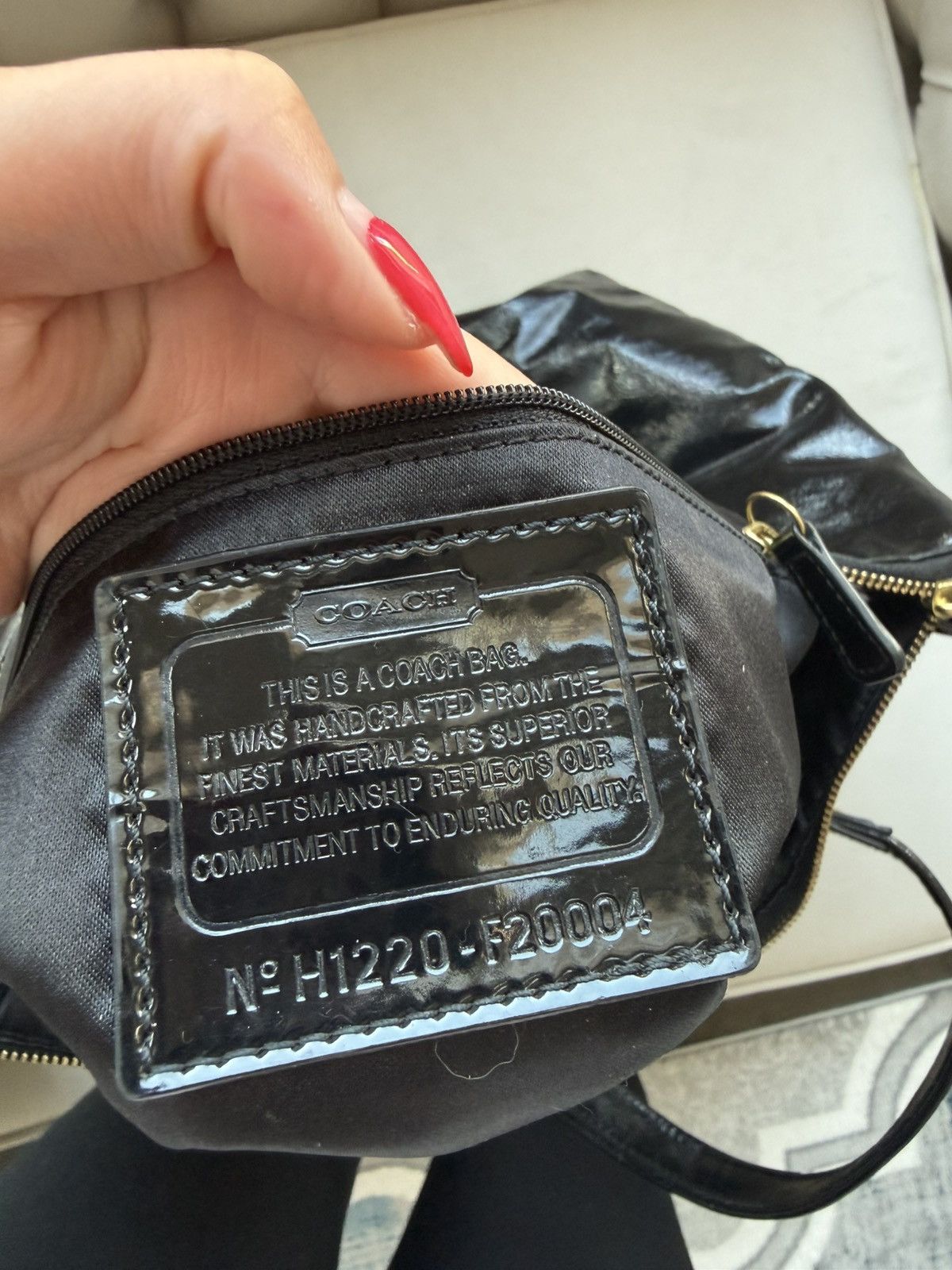 Coach Vintage Black Coach Shoulder Bag Size ONE SIZE - 3 Thumbnail