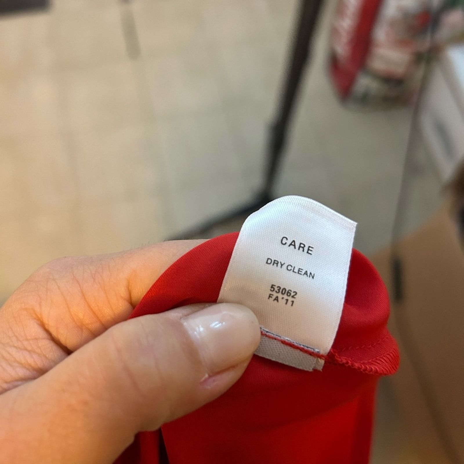 Madewell NWT Alexa Chung for Madewell Carine Red Silk Dress Size M / US 6-8 / IT 42-44 - 5 Thumbnail