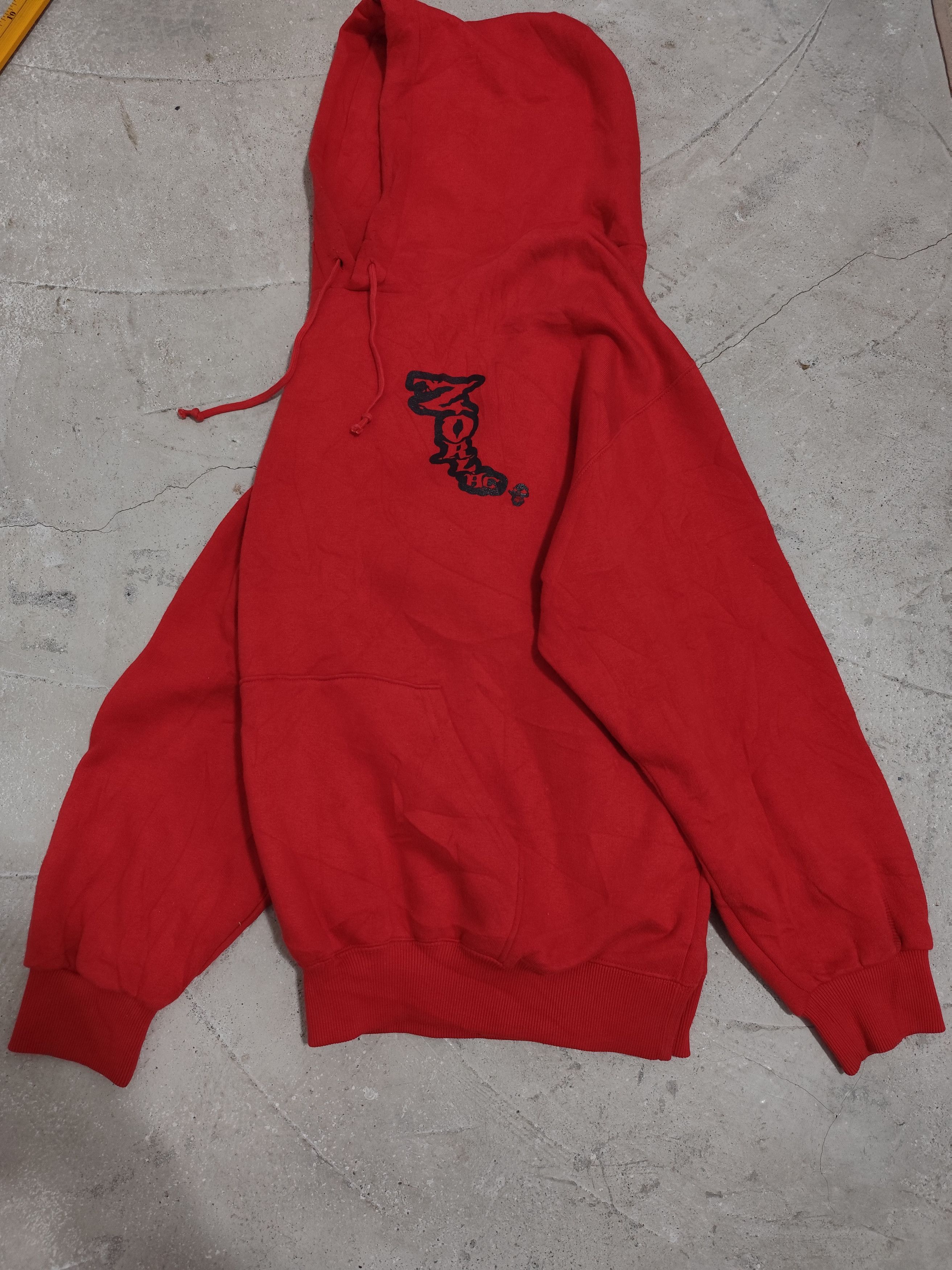 Powell Peralta Vintage 90s skate brand Zorlac hoodie Size US XL / EU 56 / 4 - 1 Thumbnail