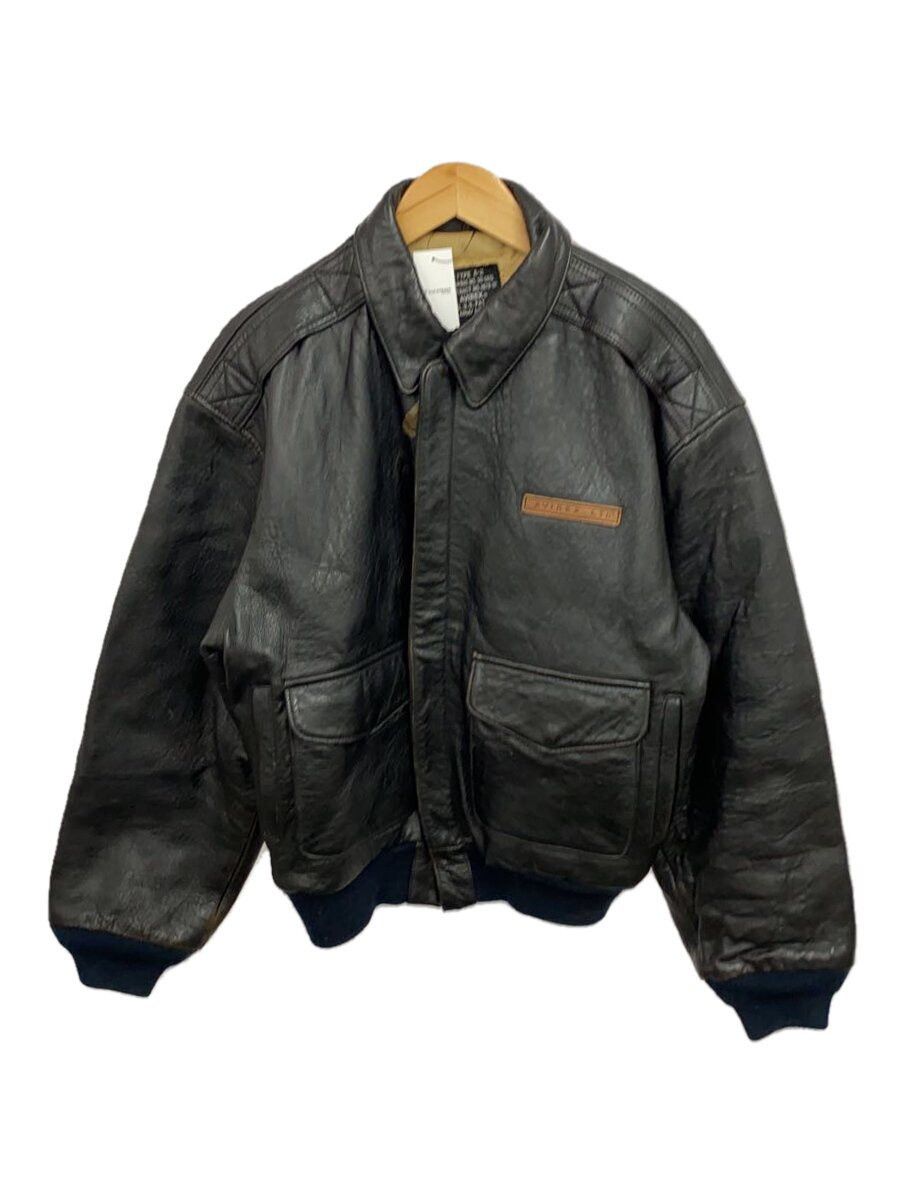 Avirex Avirex Leather Flight Jacket Black Size US XS / EU 42 / 0 - 1 Thumbnail