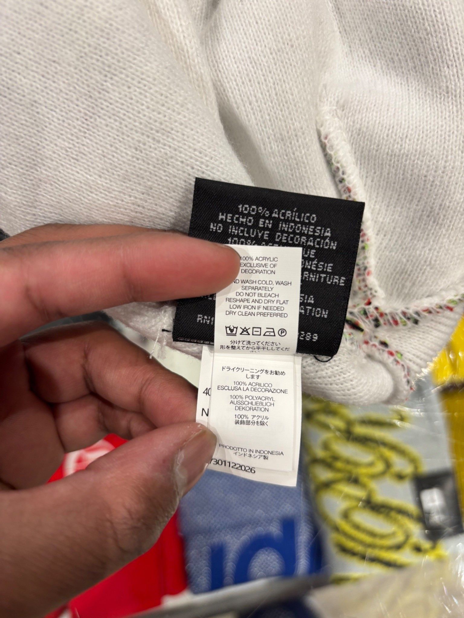 Supreme Supreme New Era Stars Beanie White Size ONE SIZE - 6 Thumbnail