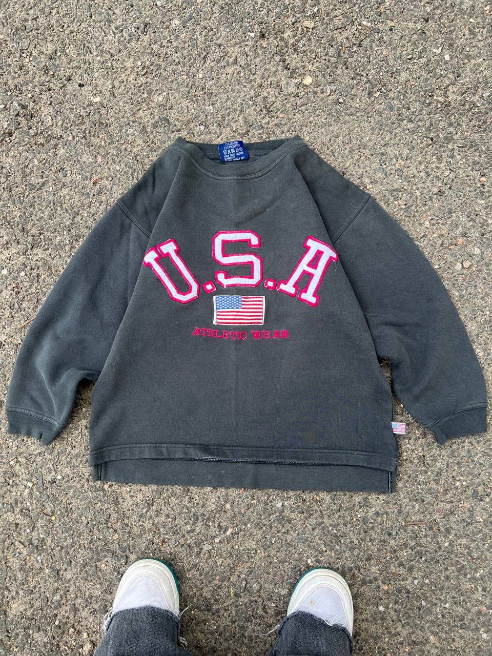 Other Vintage Y2K USA Athletic Wear Sport sweatshirt Size S / US 4 / IT 40 - 1 Thumbnail