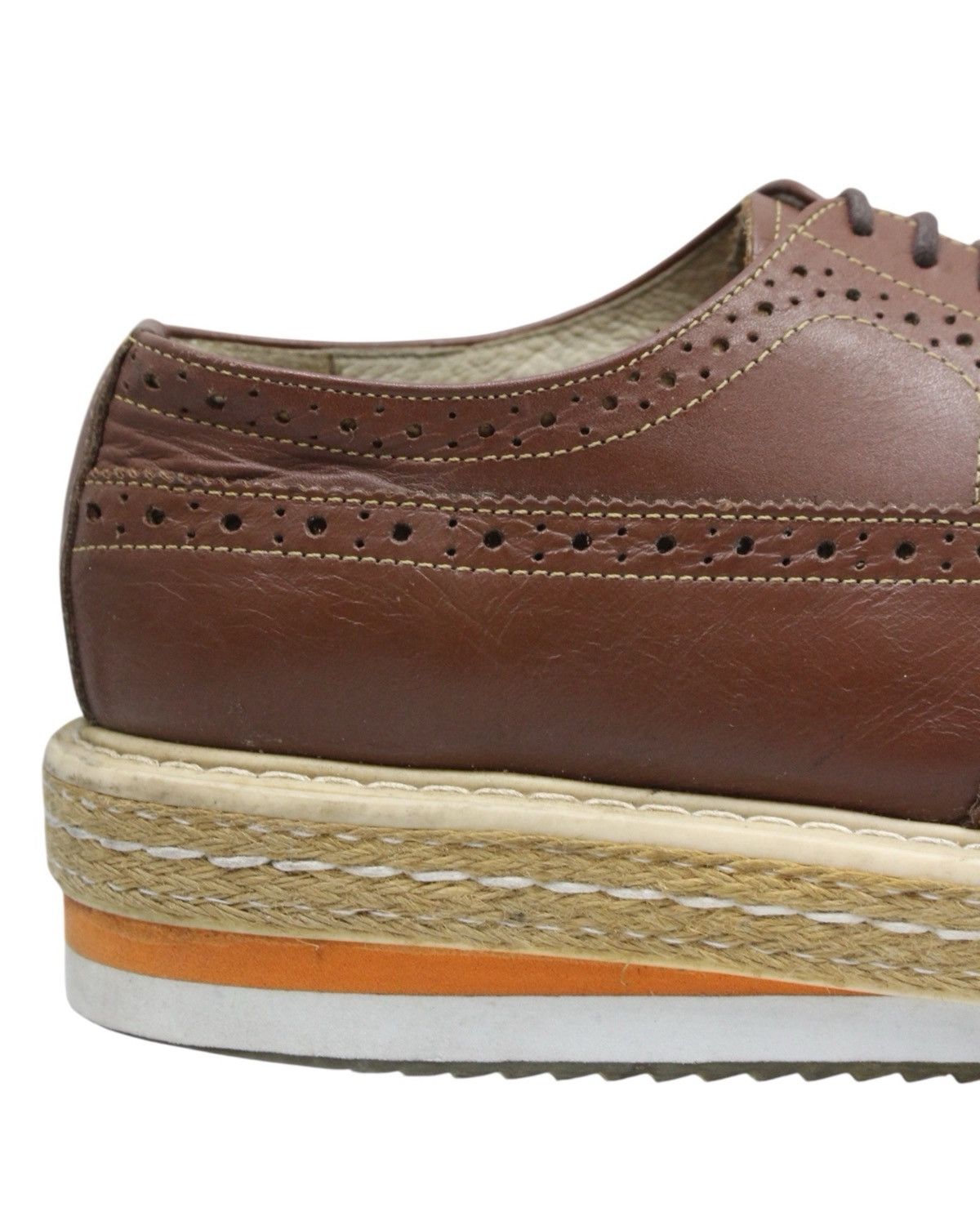 Designer × Japanese Brand 2000S LAST SCENE HOMMAGE PLATFORM LUG BROGUES Size US 8 / EU 41 - 9 Thumbnail