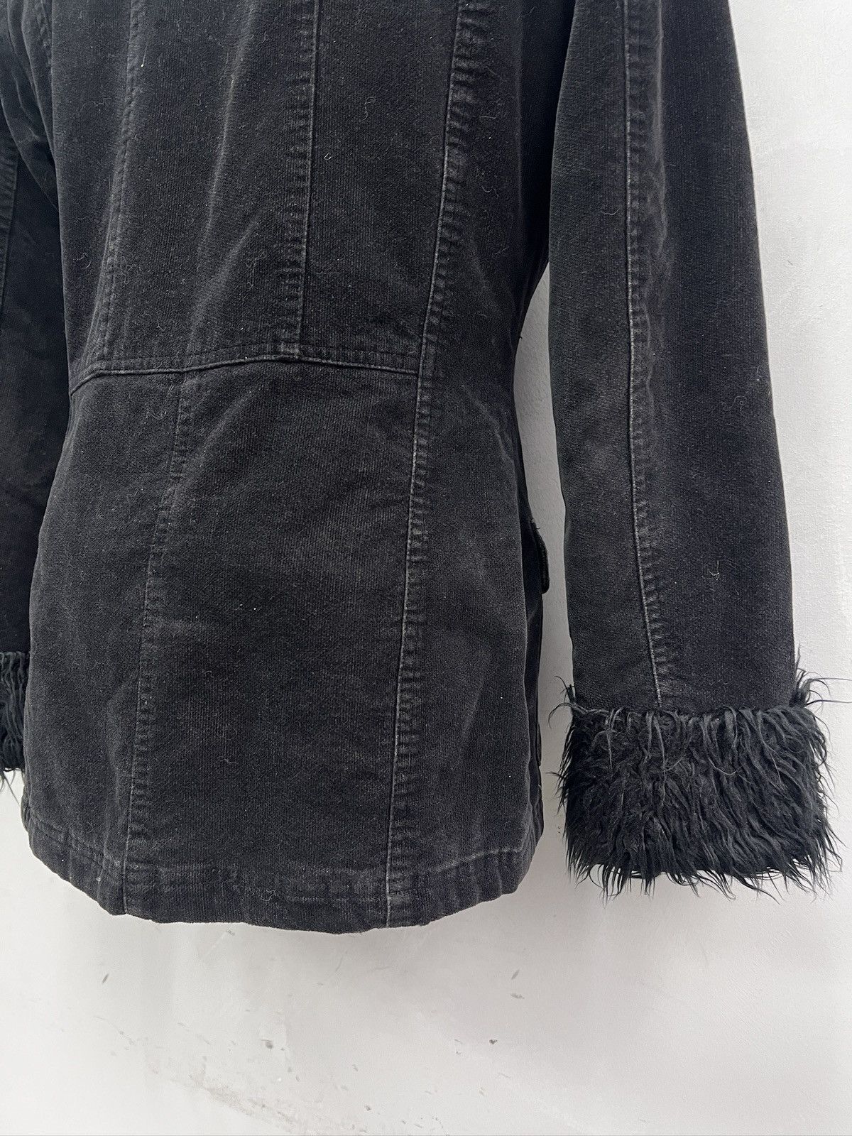 If Six Was Nine Canvas bomber jacket gothic fur collar opium if six was nine Size US S / EU 44-46 / 1 - 10 Thumbnail