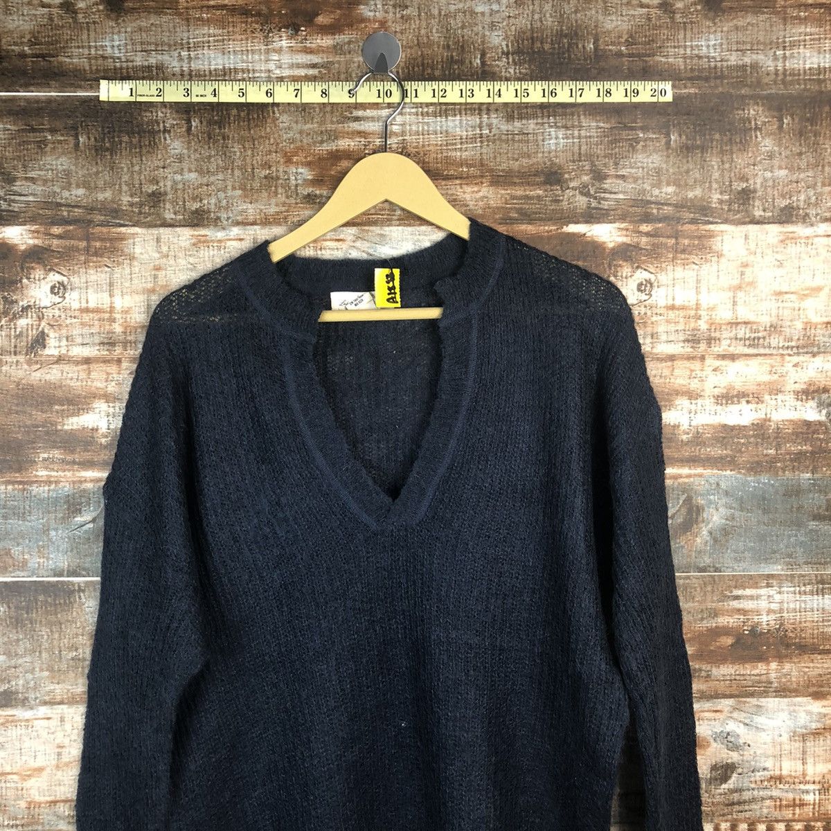 Vintage L.O.G.G. Darkblue streetwear Knitwear #A1863 Size US M / EU 48-50 / 2 - 2 Thumbnail